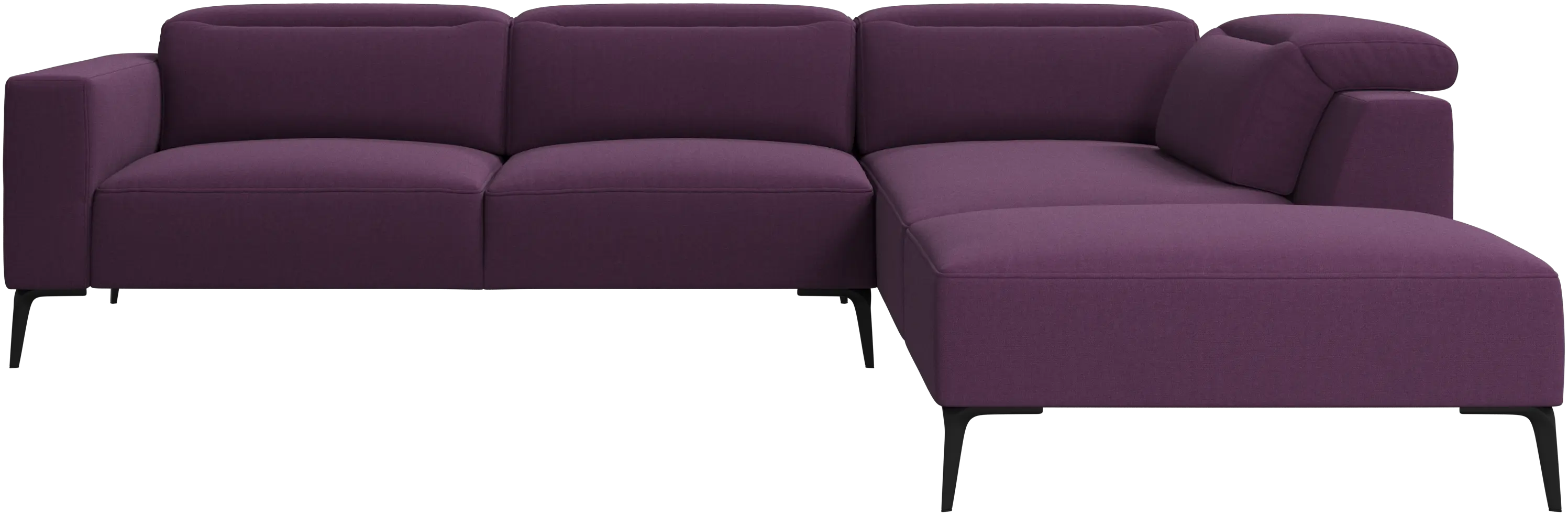 Zürich corner sofa with lounging unit