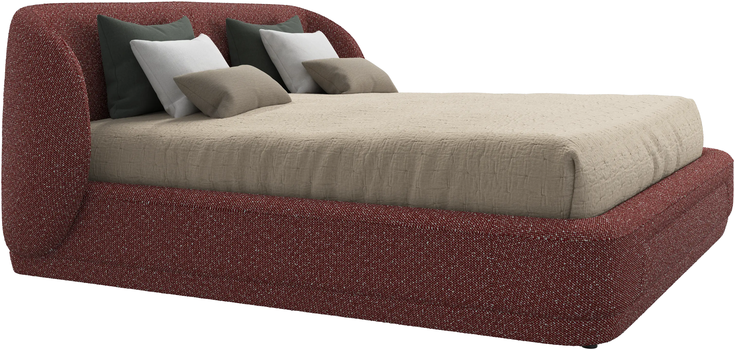 Bolzano bed with slats  - W180xL200cm