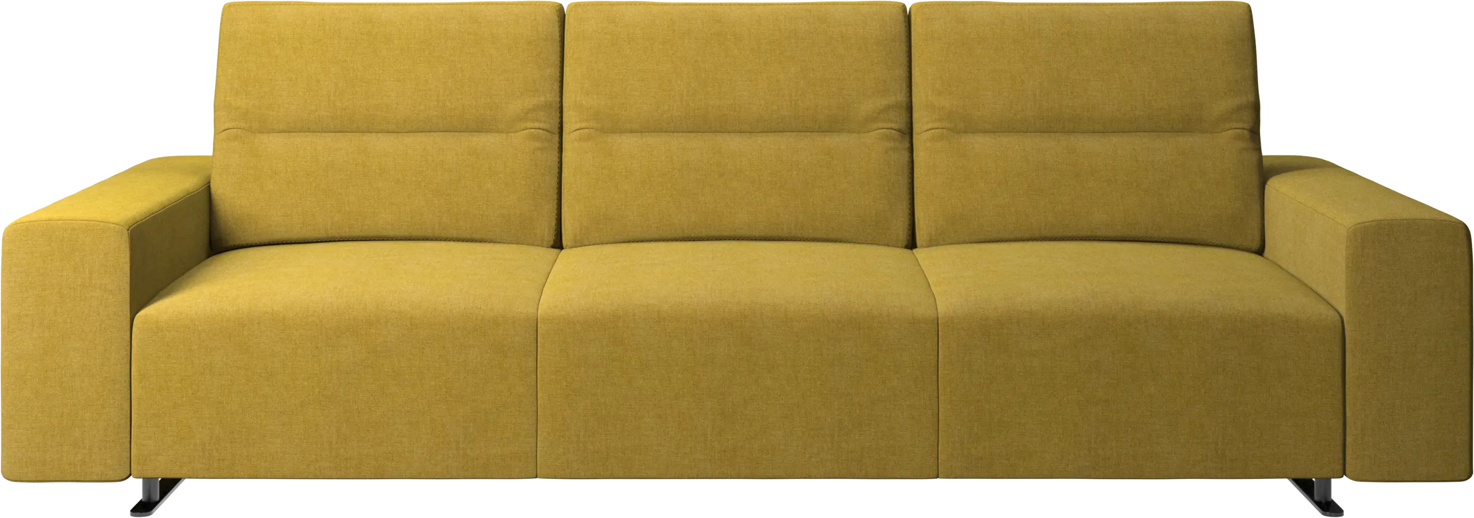 Hampton sofa with adjustable back and storage on the left side