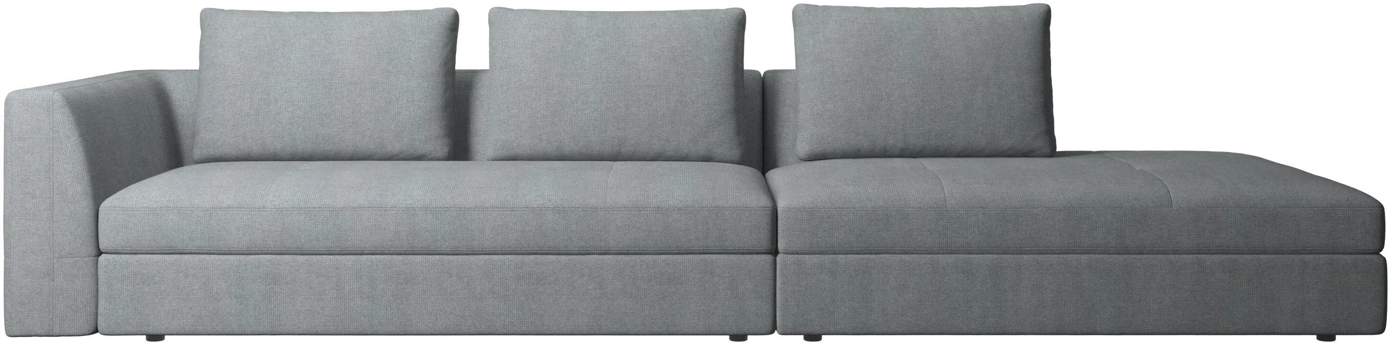 Bergamo sofa with lounging unit