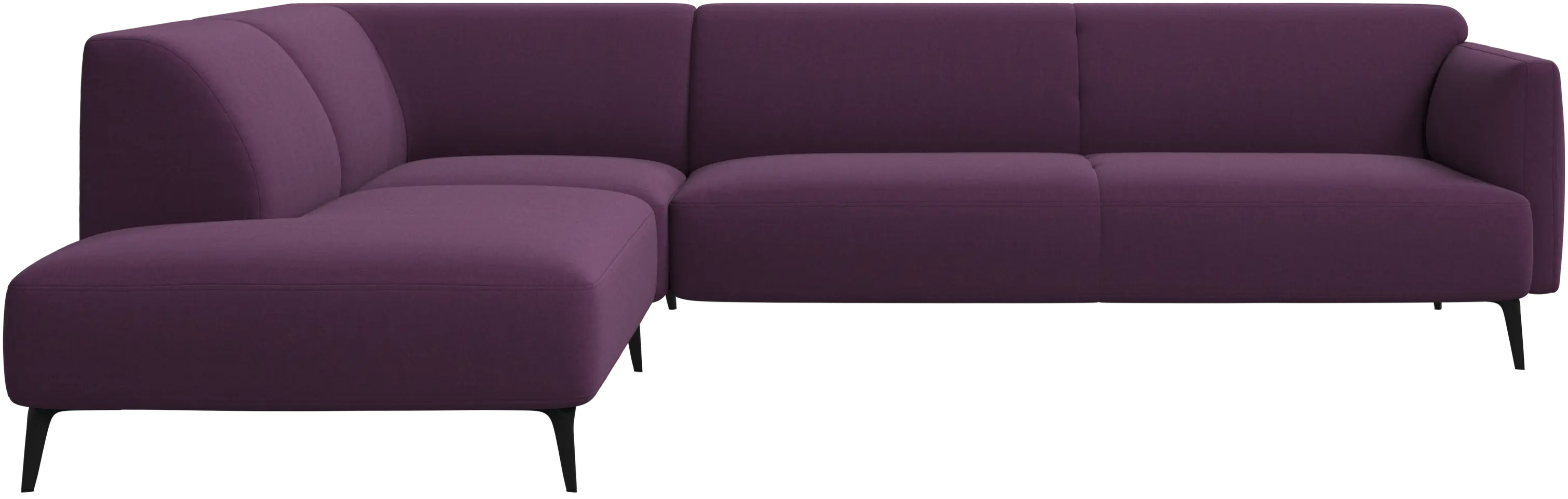 Modena corner sofa with lounging unit