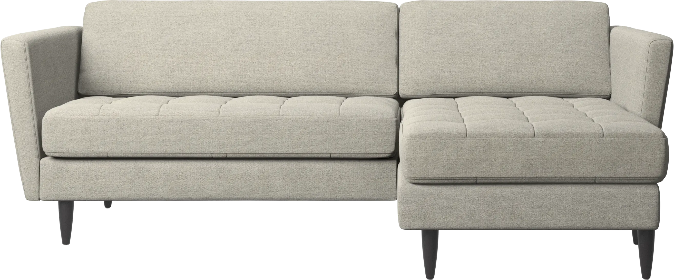 Osaka sofa with resting unit, tufted seat