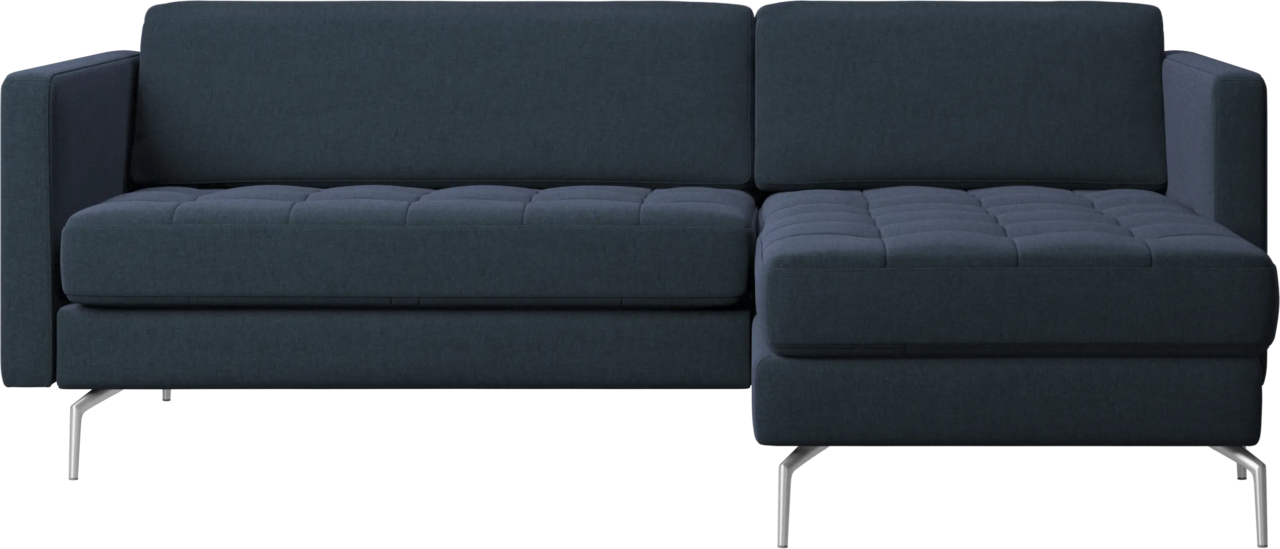 Osaka sofa with resting unit, tufted seat