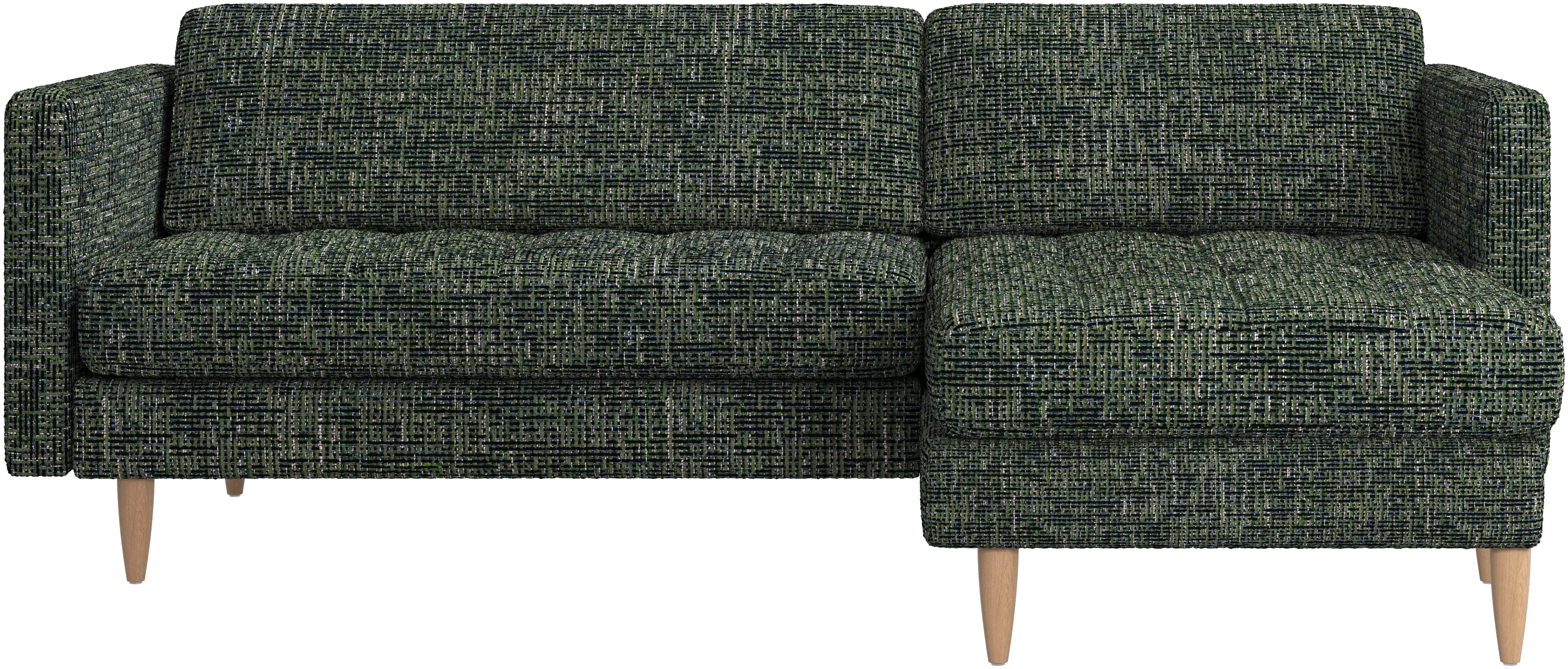 Osaka sofa with resting unit, tufted seat