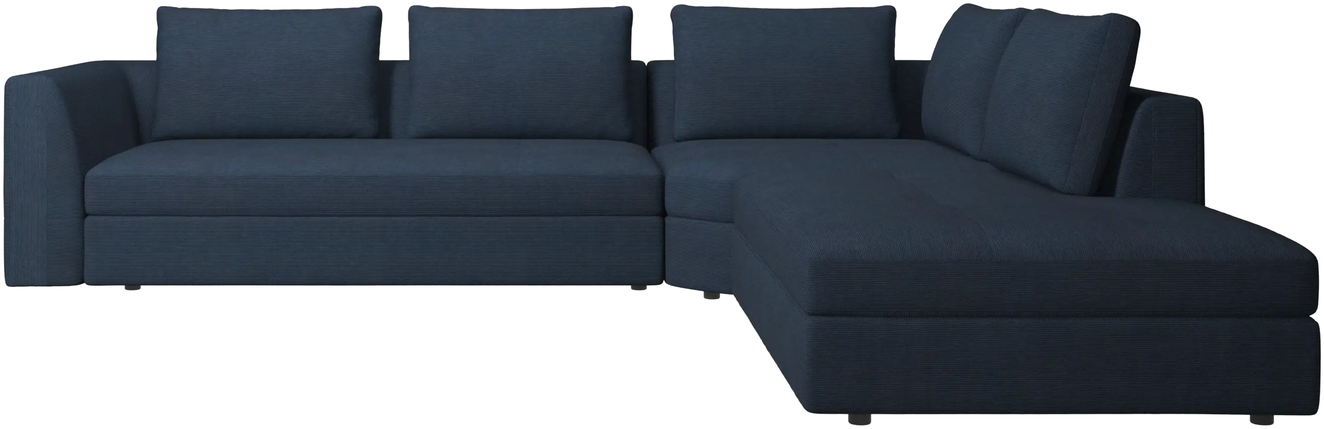 Bergamo corner sofa with lounging unit