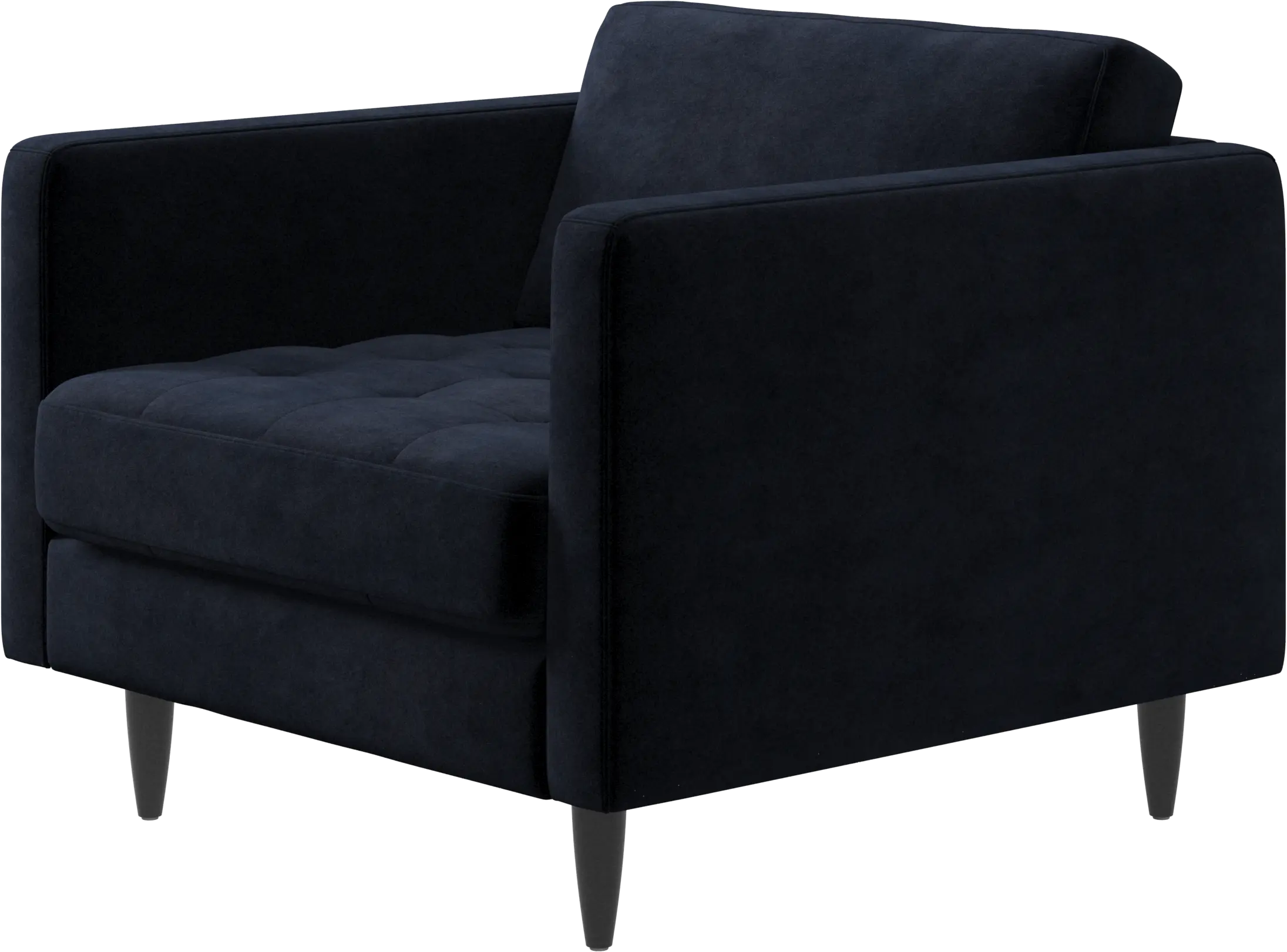 Osaka chair, tufted seat