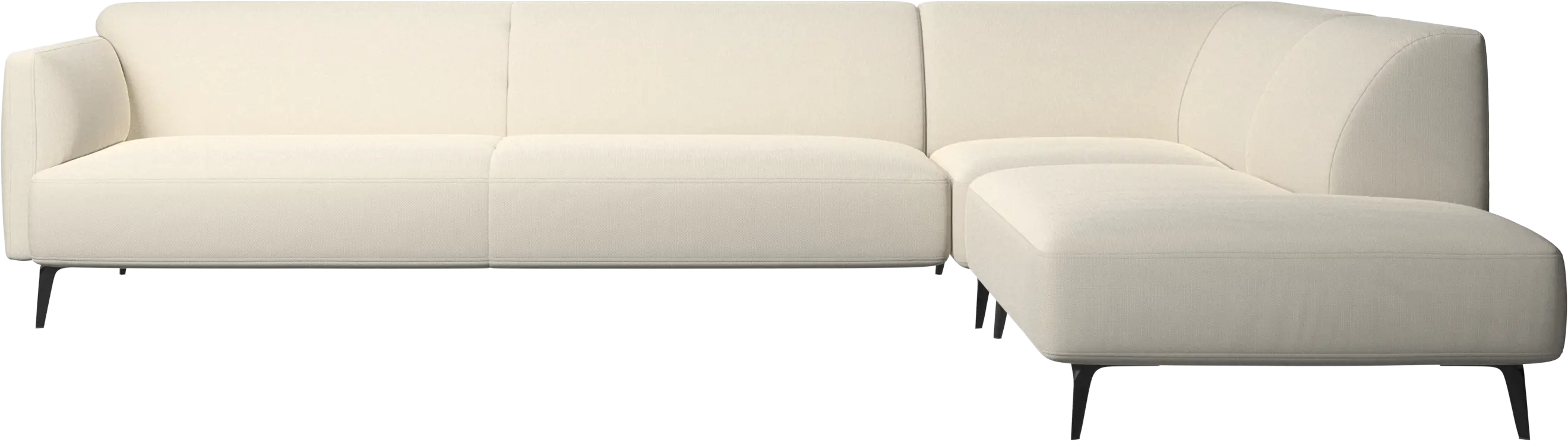 Modena corner sofa with lounging unit