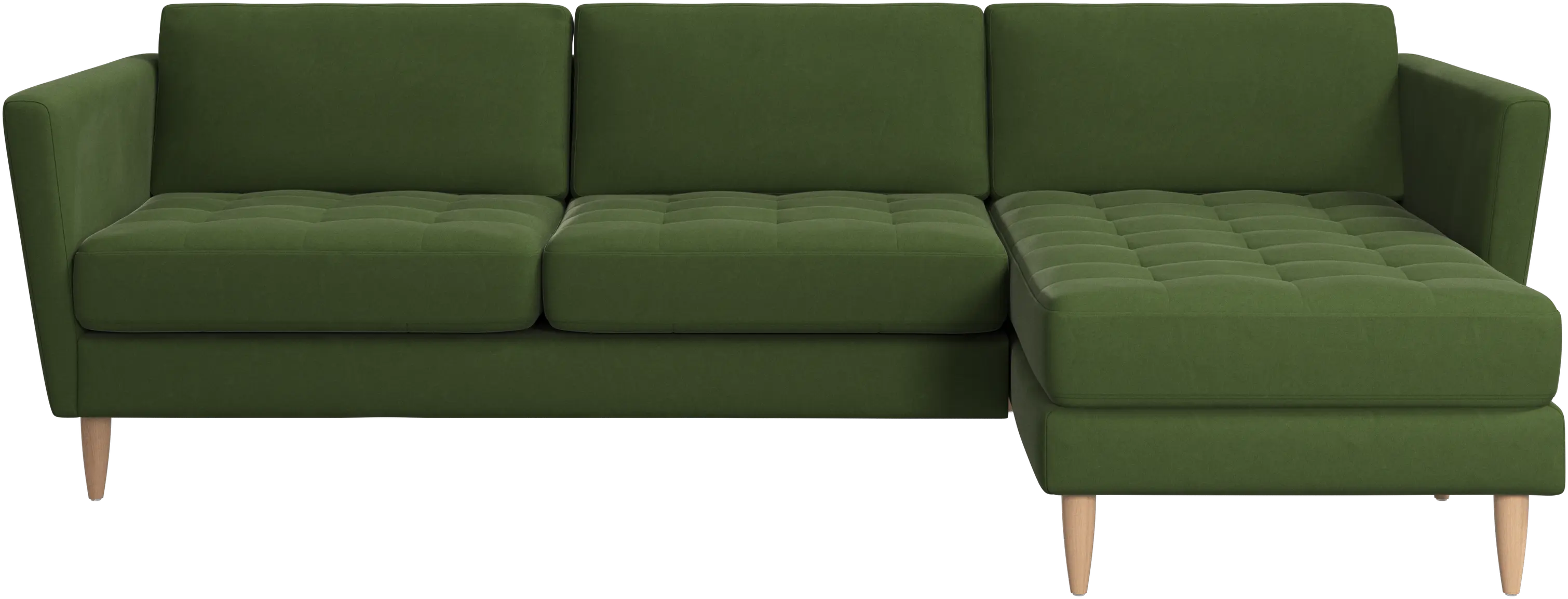 Osaka sofa with resting unit, tufted seat