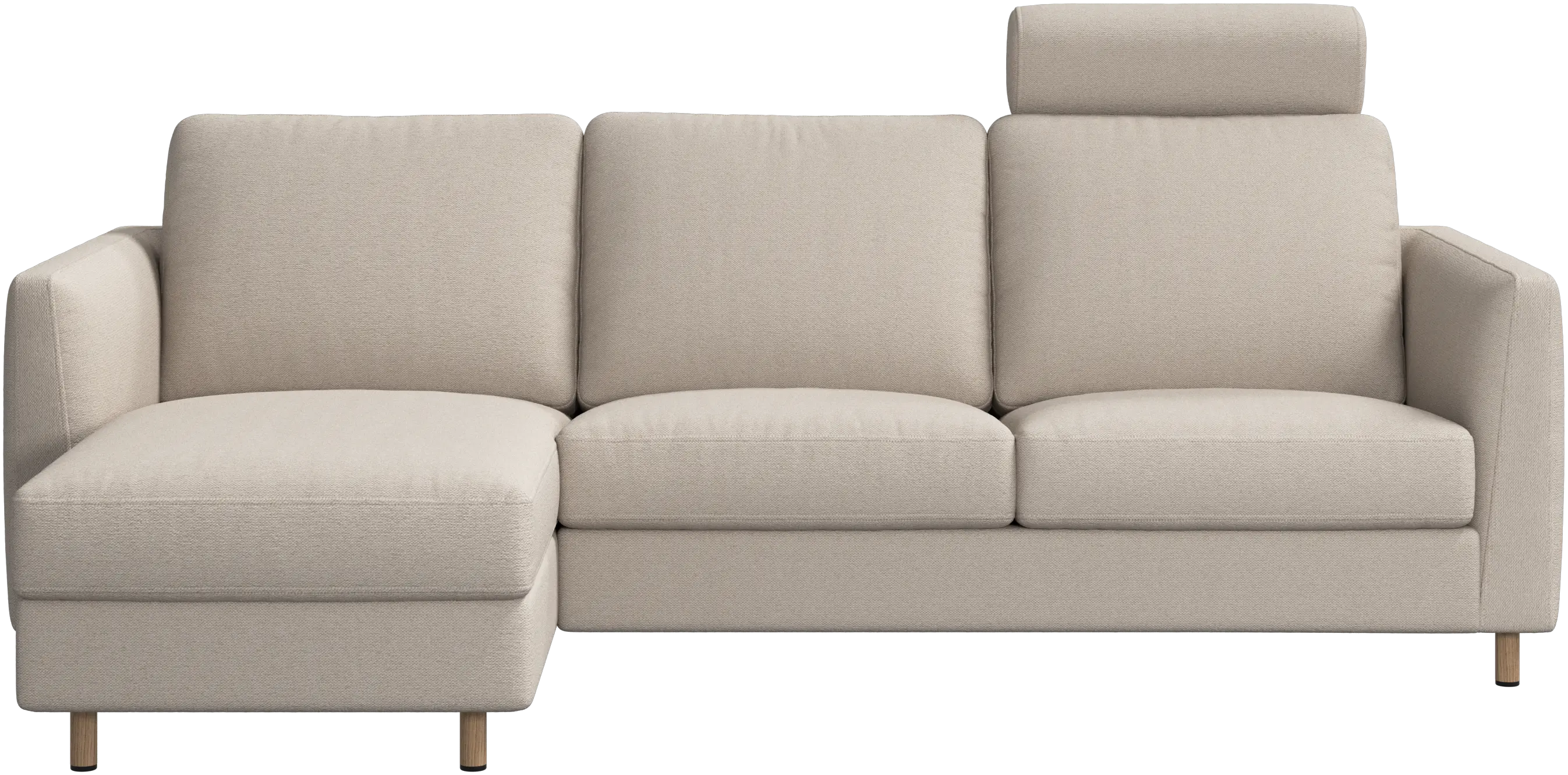 Indivi sofa with chaise longue left