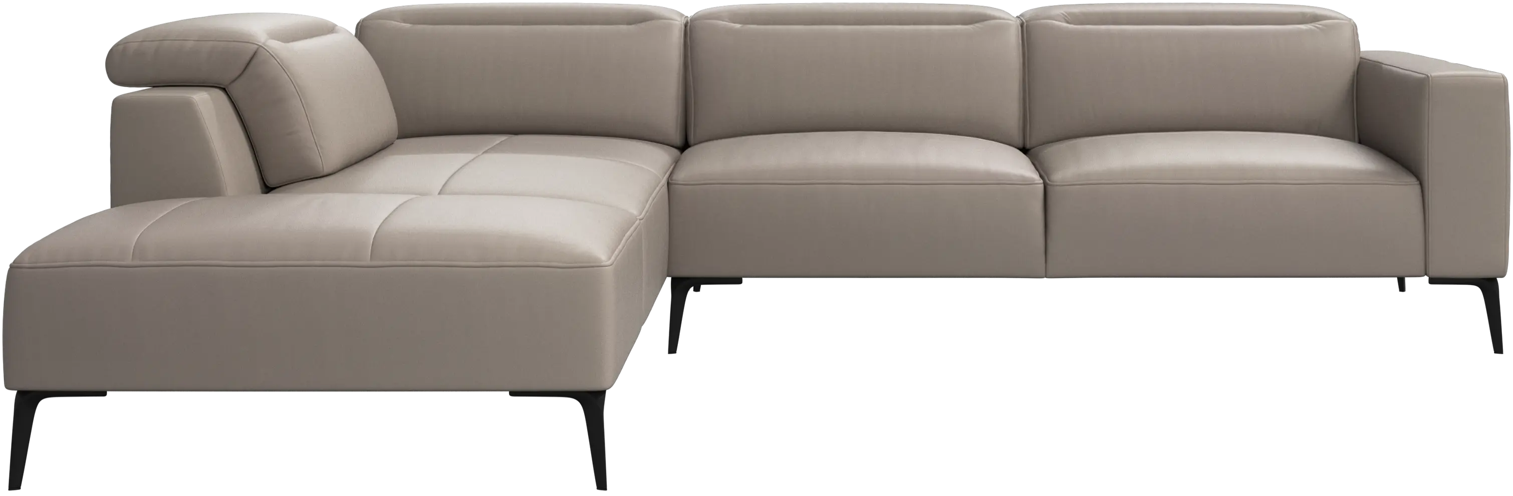 Zürich corner sofa with lounging unit