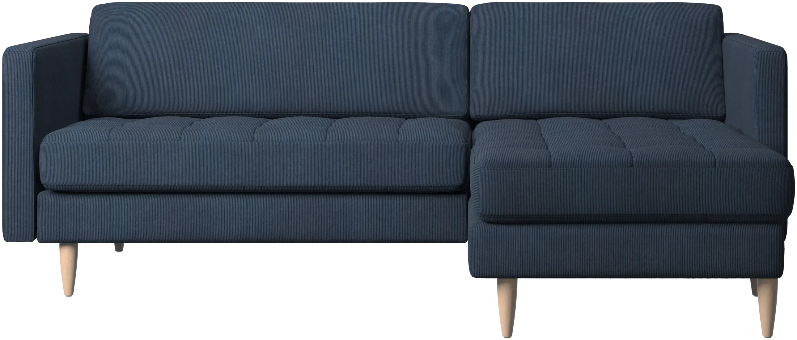 Osaka sofa with resting unit, tufted seat