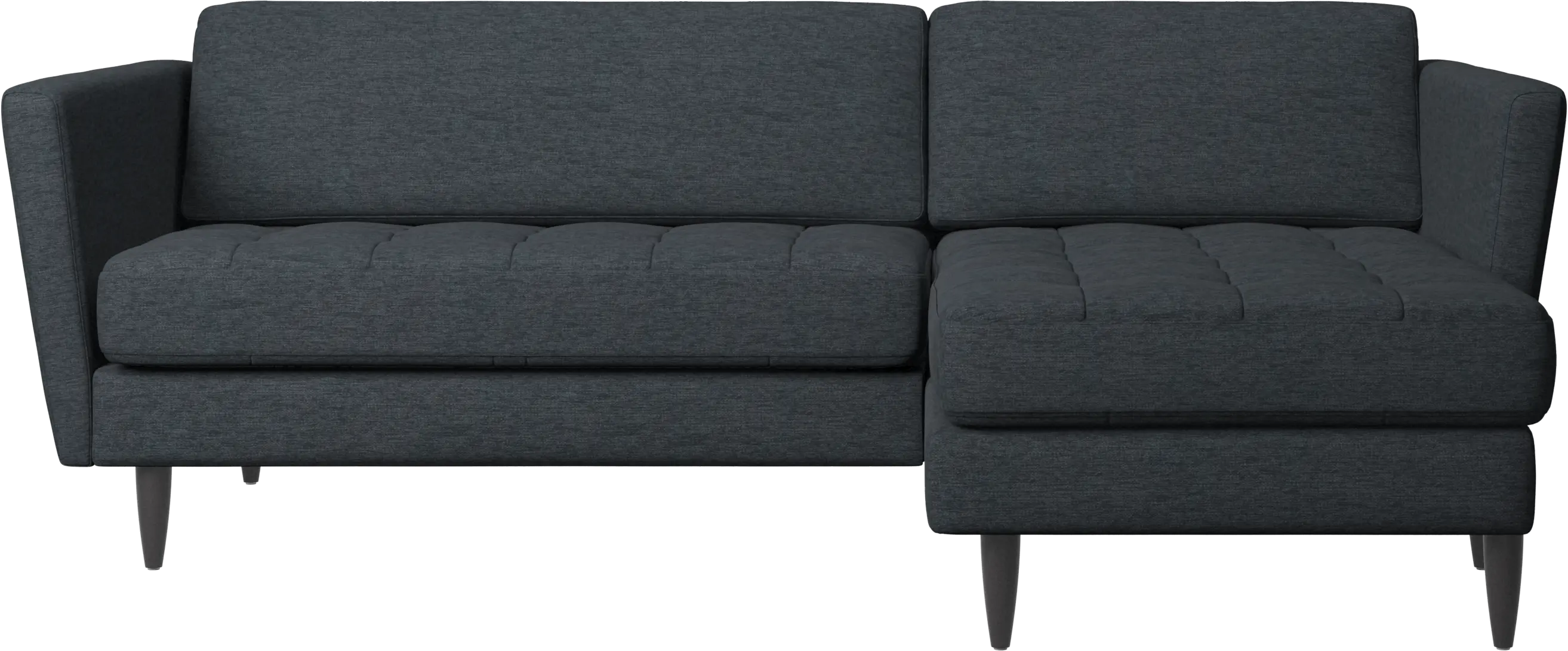 Osaka sofa with resting unit, tufted seat