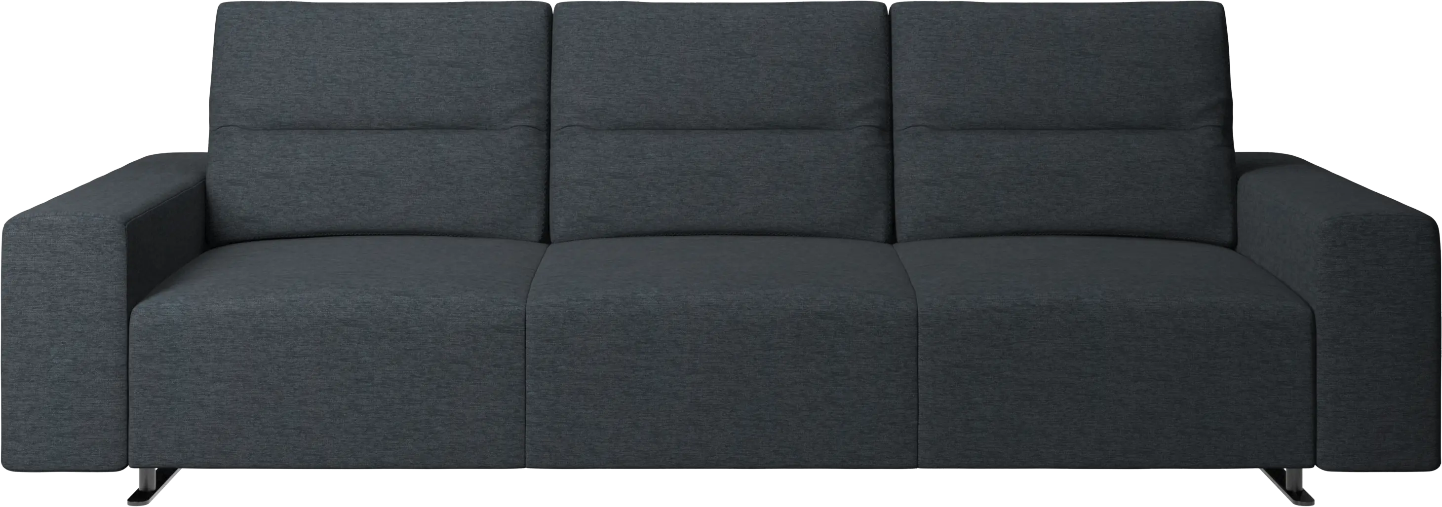 Hampton sofa with adjustable back and storage on the left side