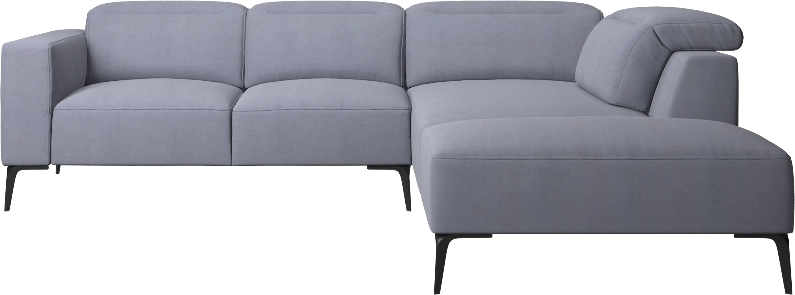 Zürich corner sofa with lounging unit