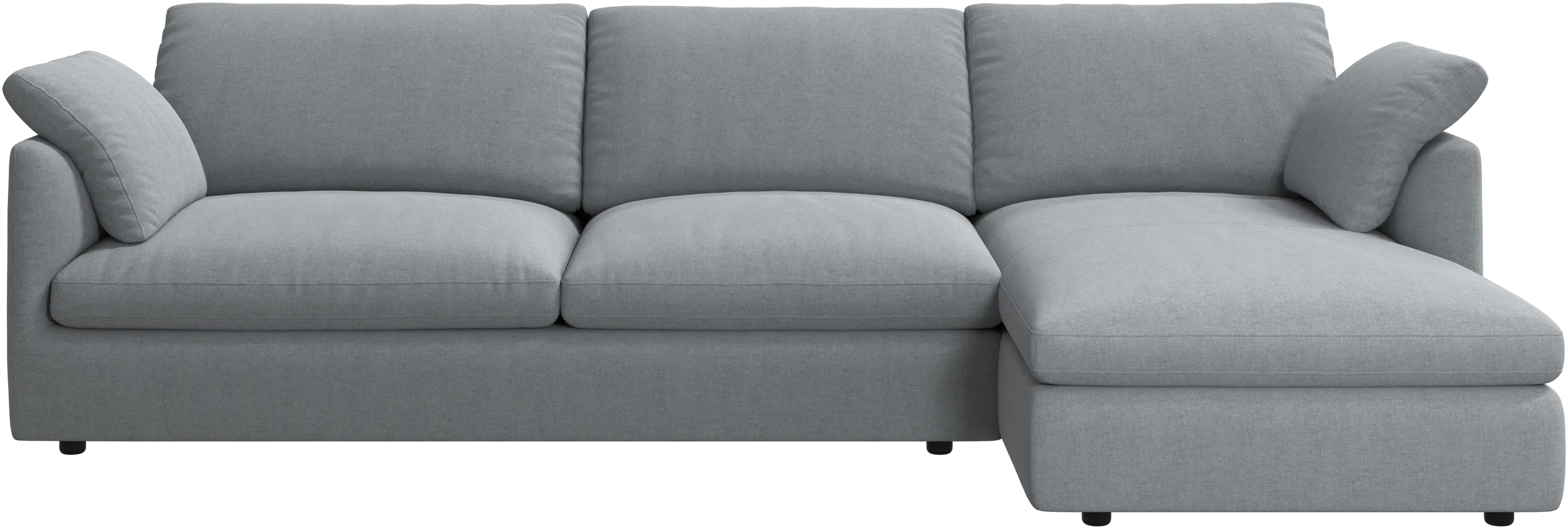 Milano sofa with chaise longue right
