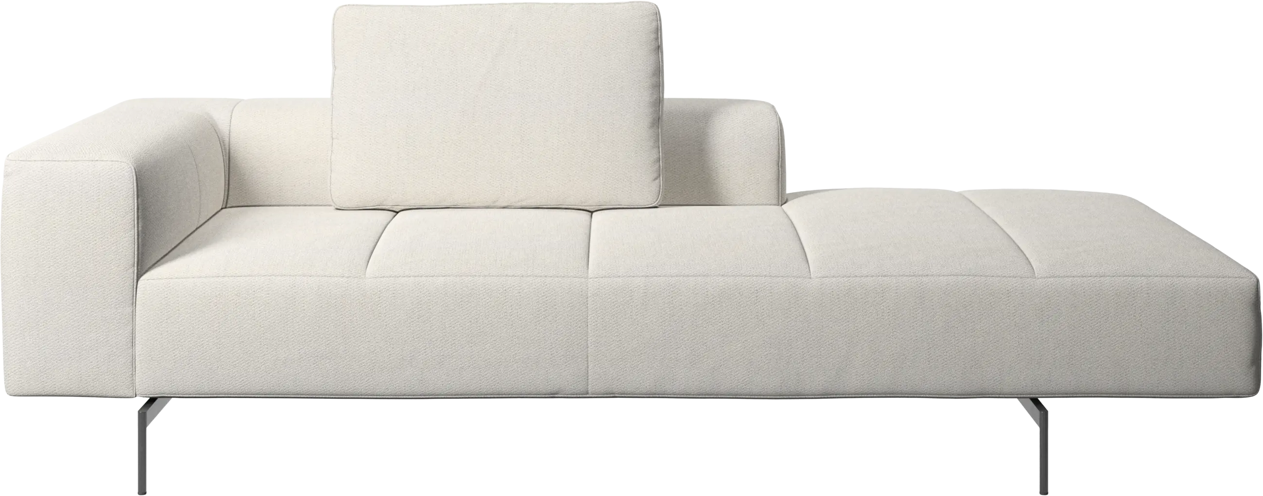 Amsterdam Iounging module for sofa, armrest left, open end right