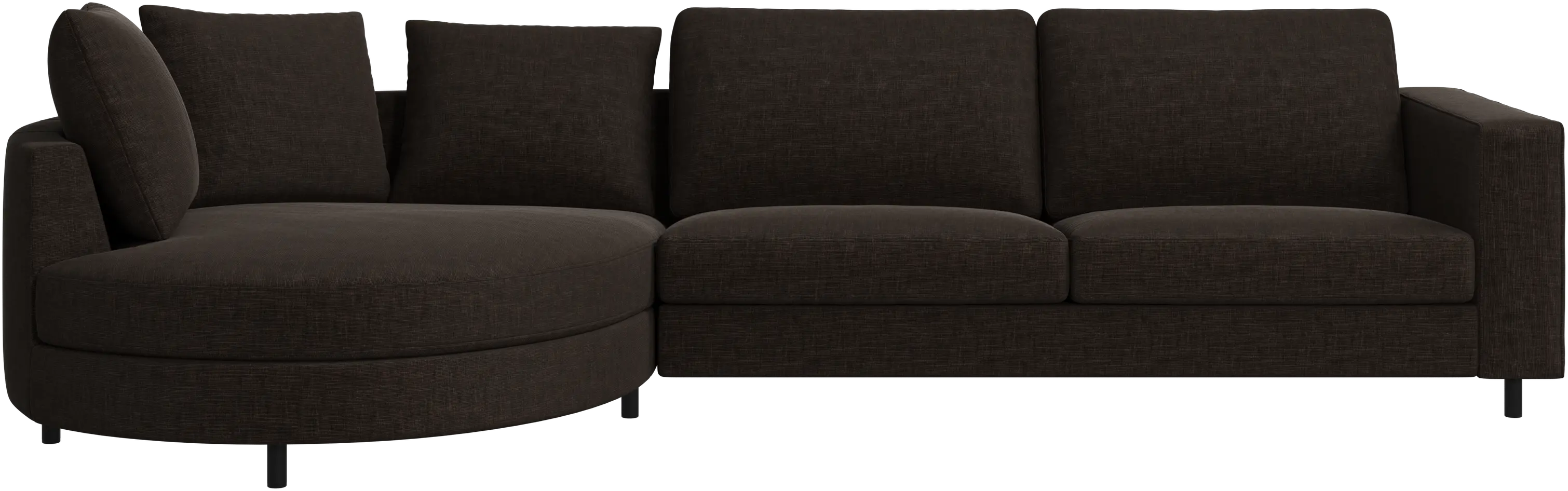 Indivi zitbank met chaise longue links