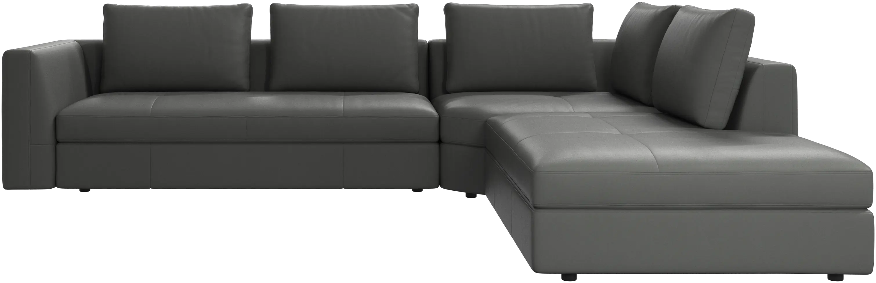 Bergamo corner sofa with lounging unit