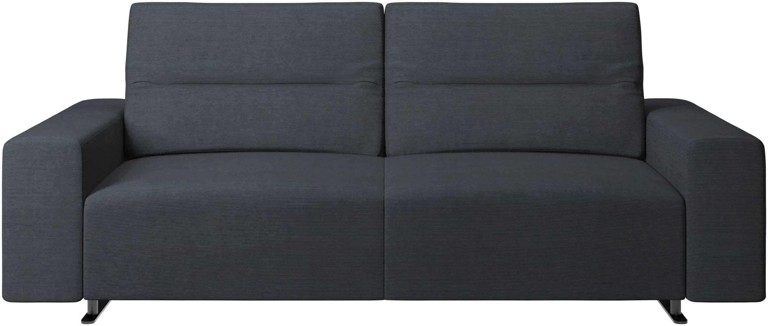 Hampton sofa with adjustable back and storage on the left side