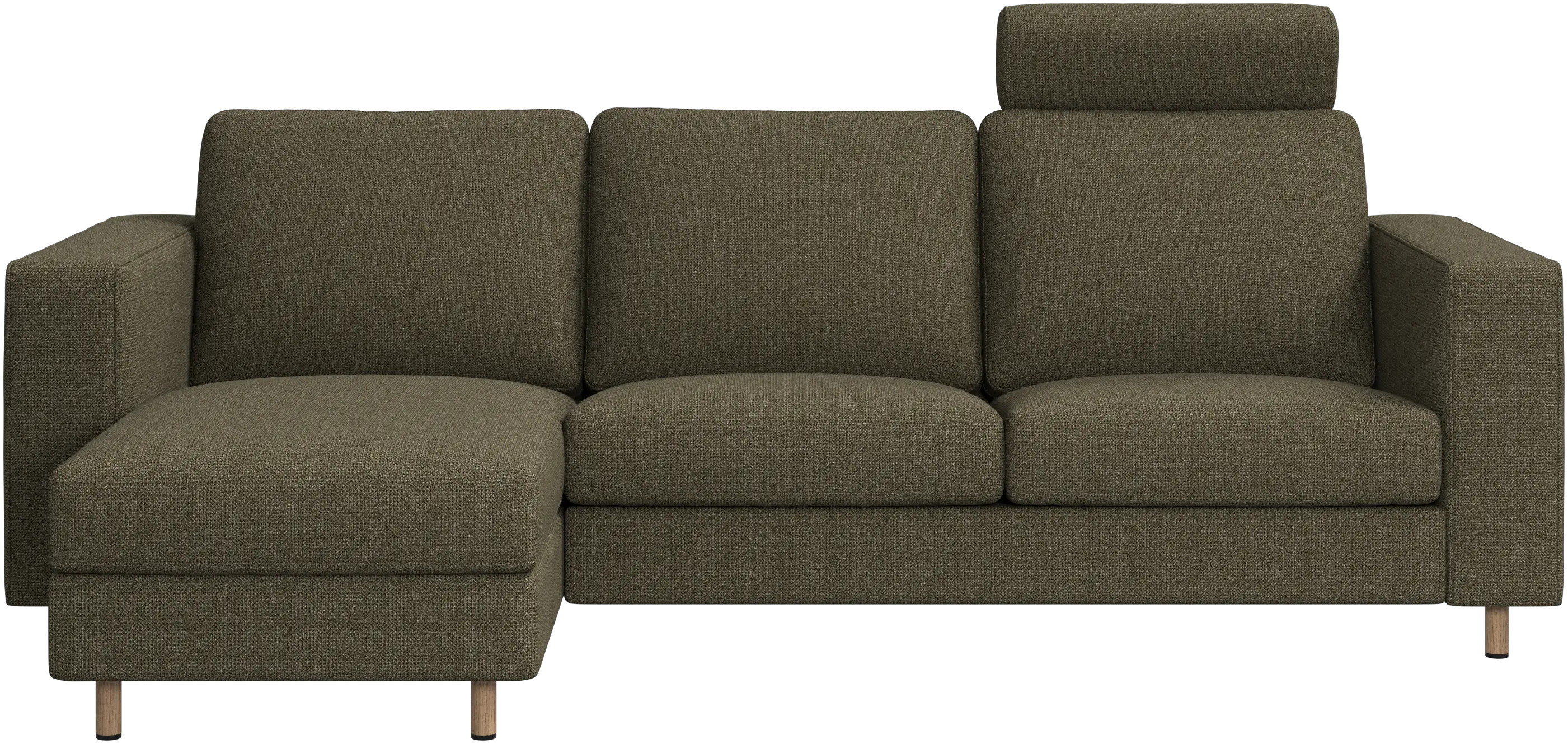 Indivi sofa with chaise longue left