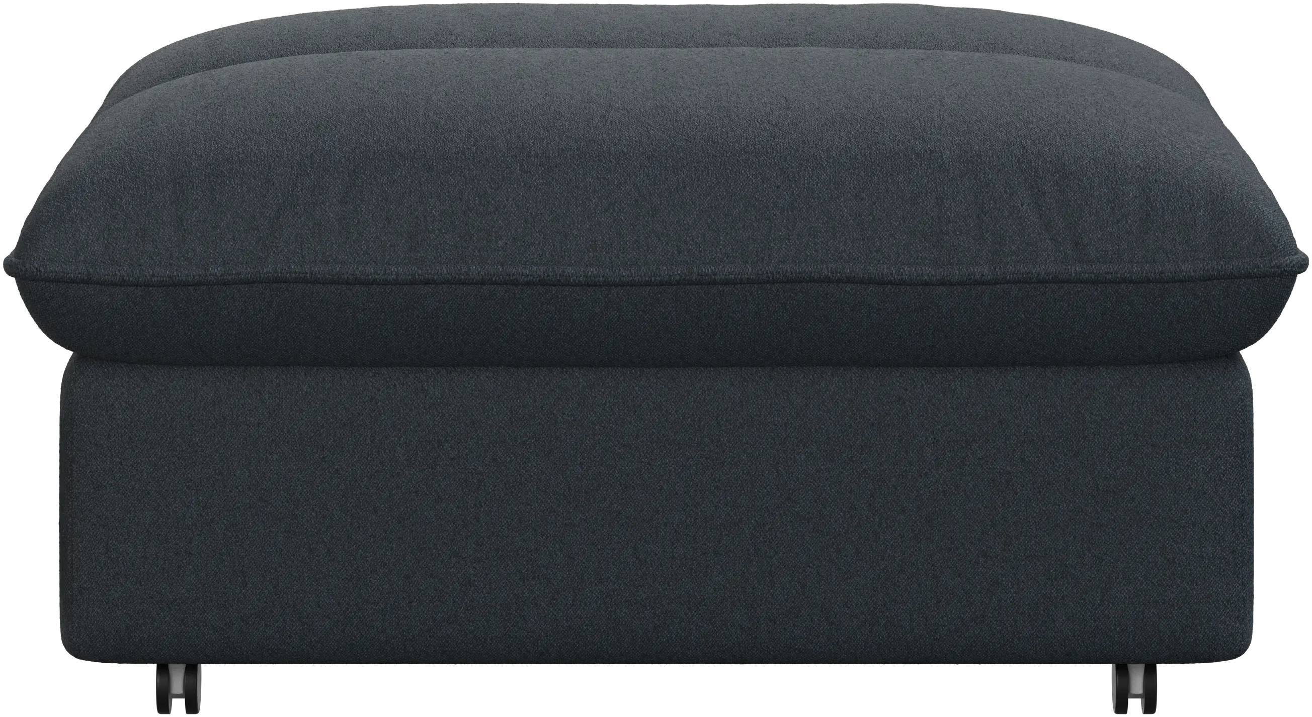 Southampton pouffe on wheels with storage