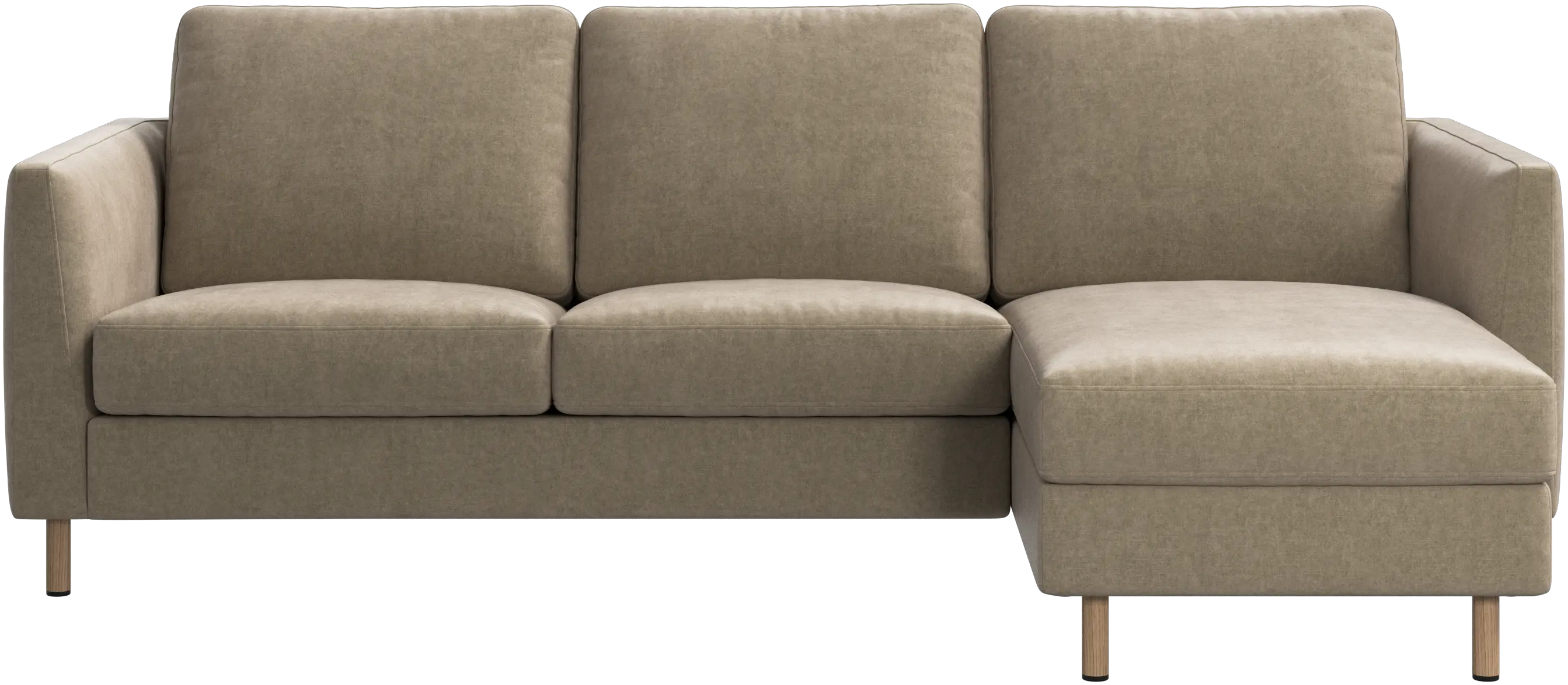 Sofá Indivi con módulo chaise-longue a la derecha