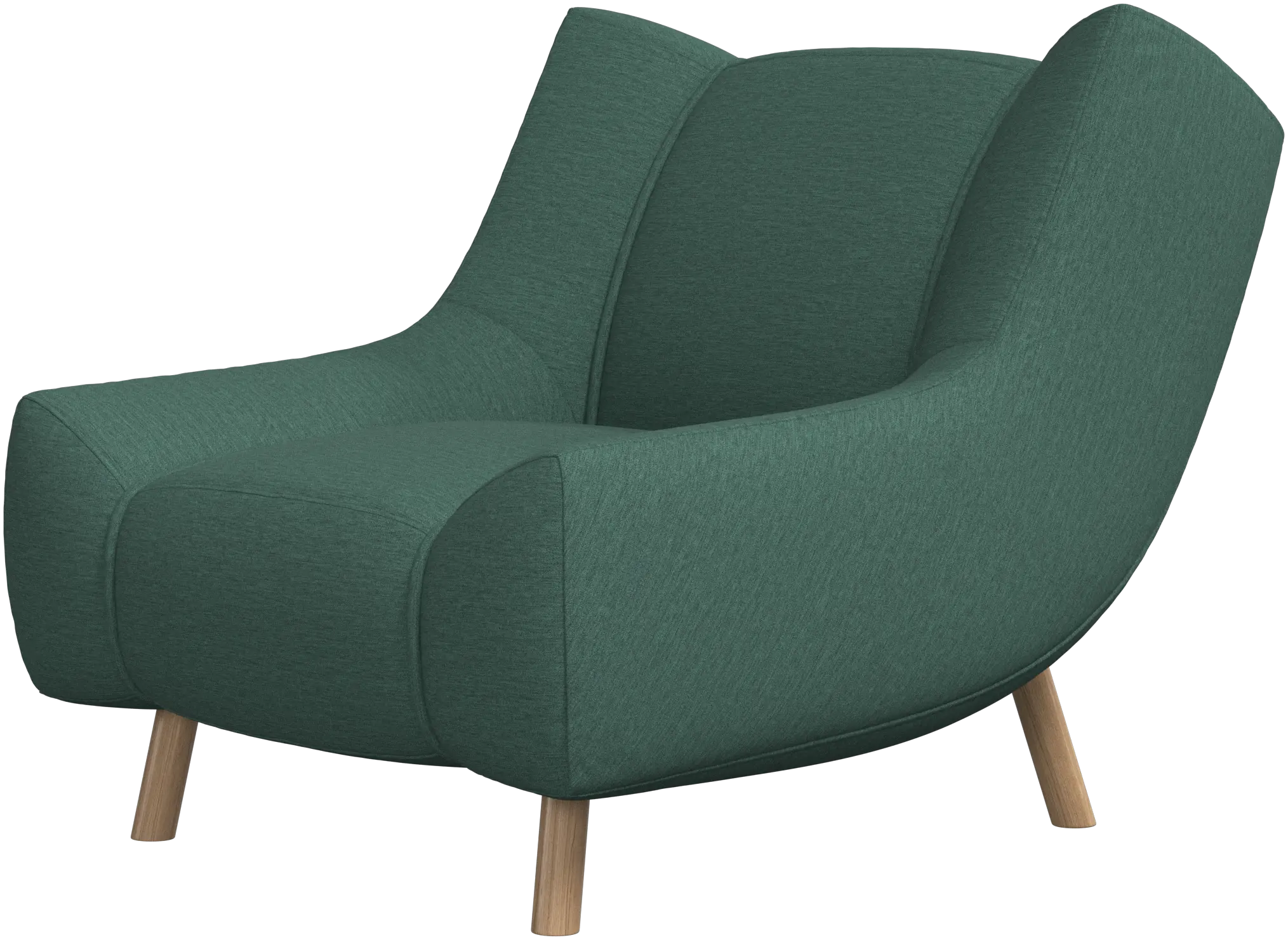Chaise Nawabari, jambe en bois