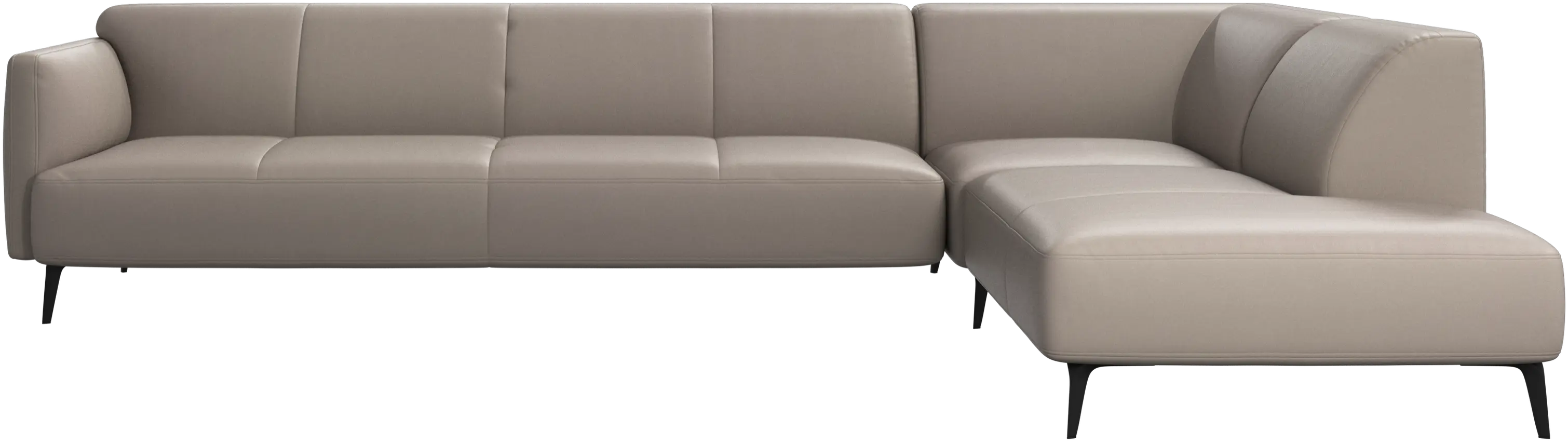 Modena corner sofa with lounging unit