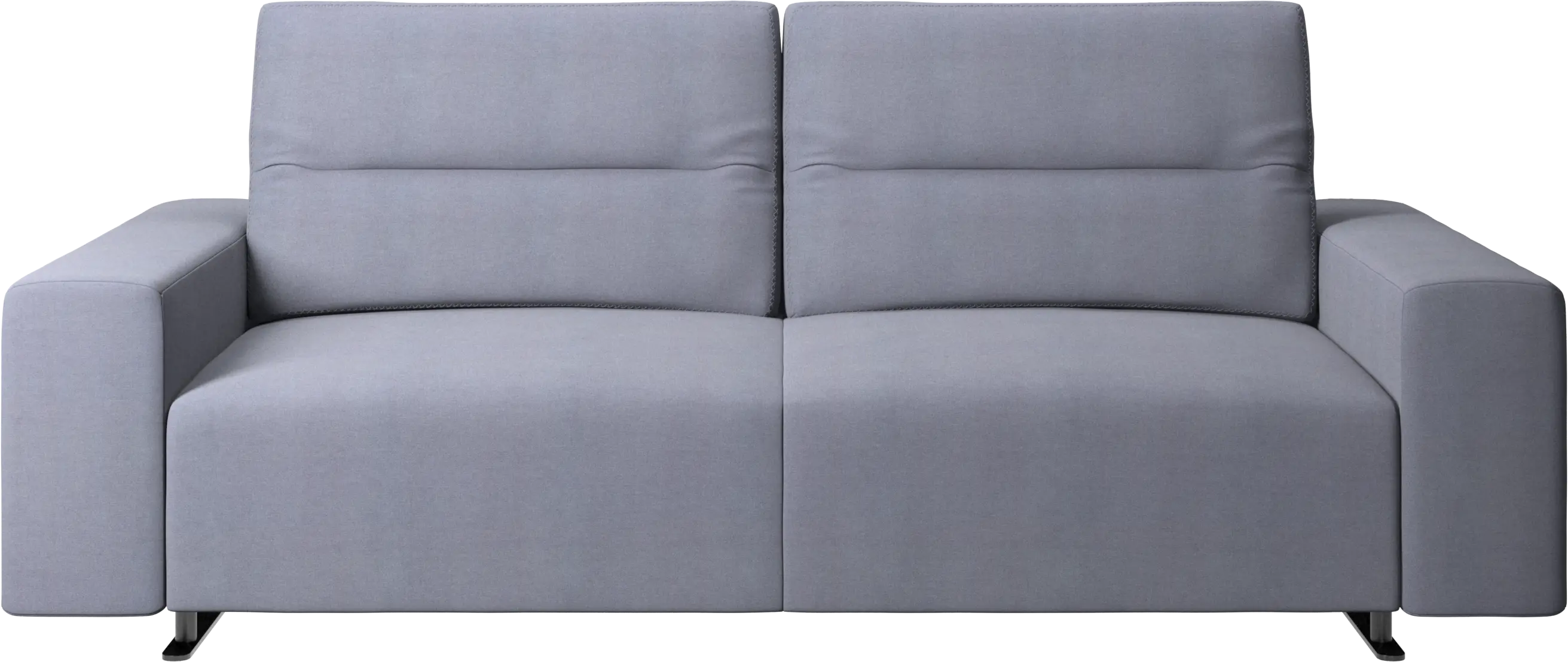 Hampton sofa with adjustable back and storage on the right side
