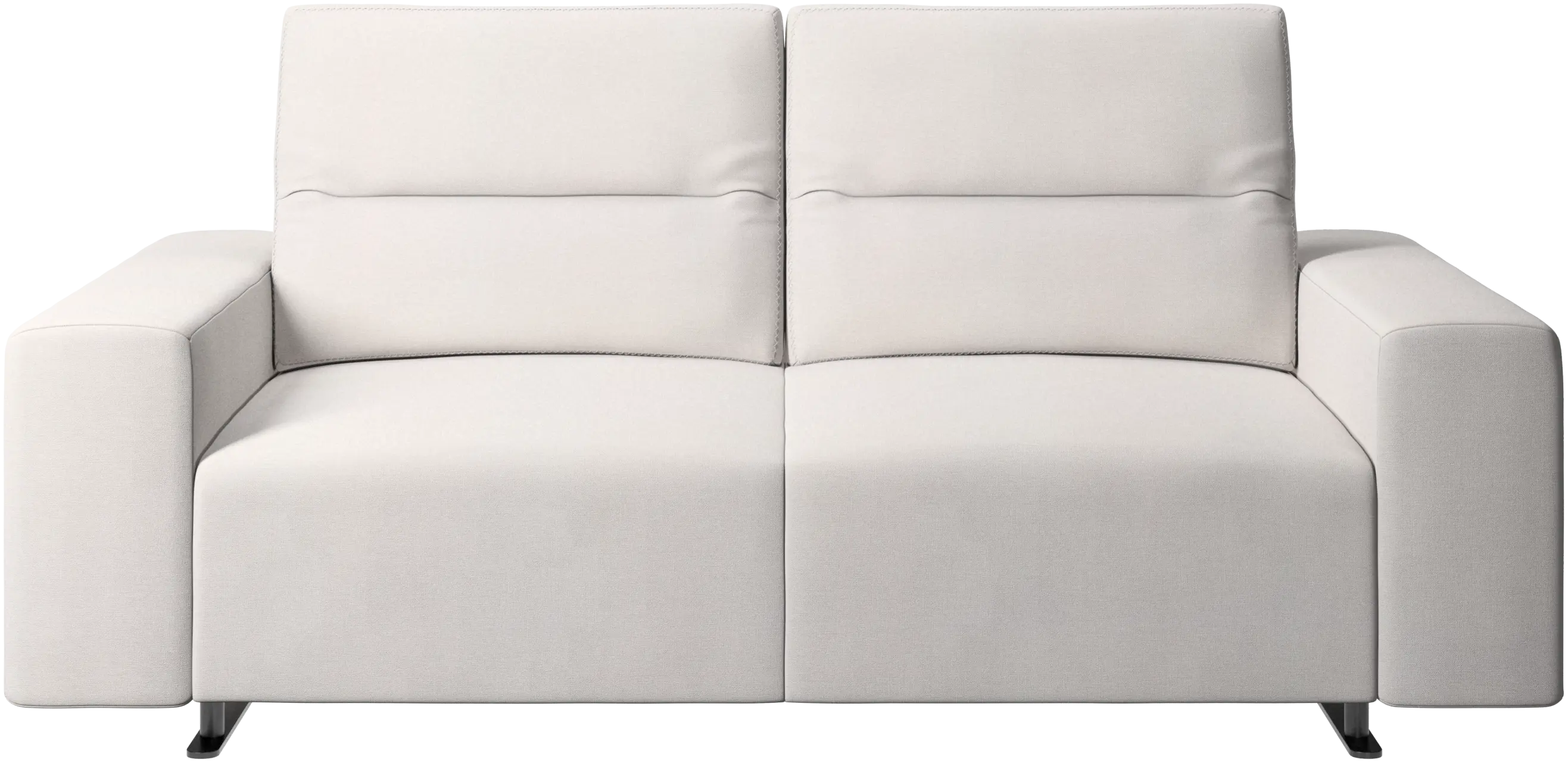Hampton sofa with adjustable back and storage on the left side