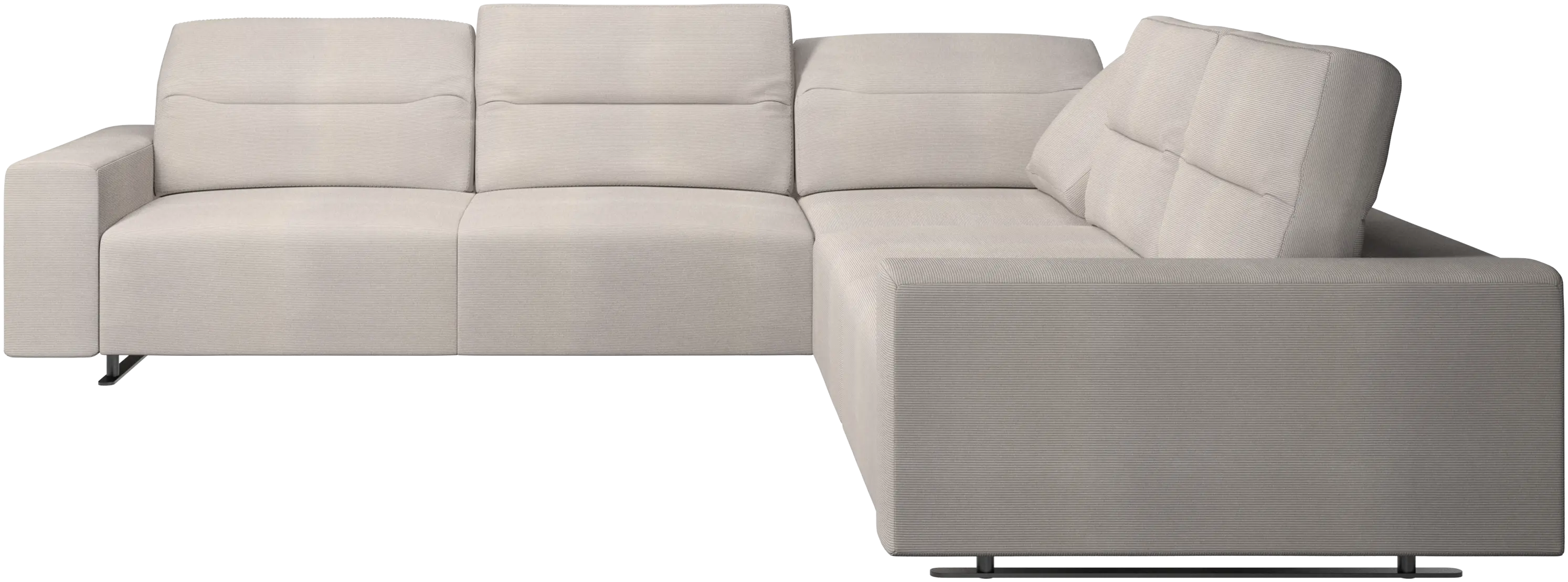 Hampton corner sofa with adjustable back