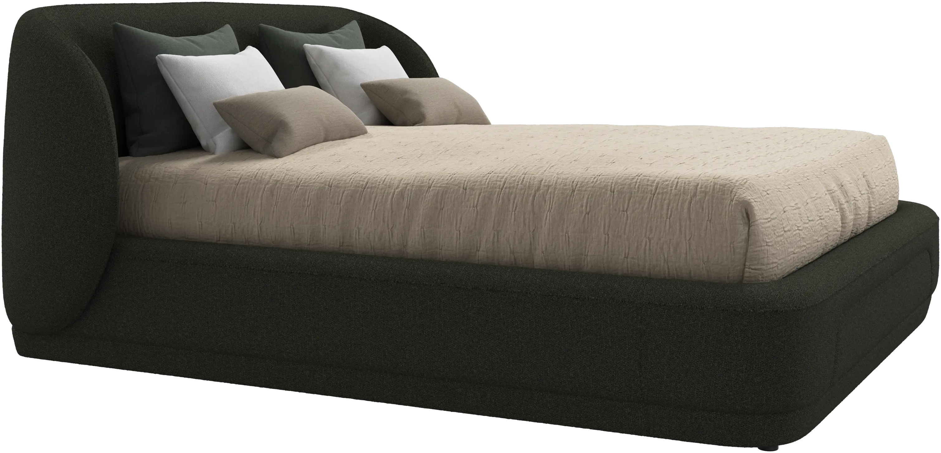 Bolzano bed with slats  - W152,5xL190cm
