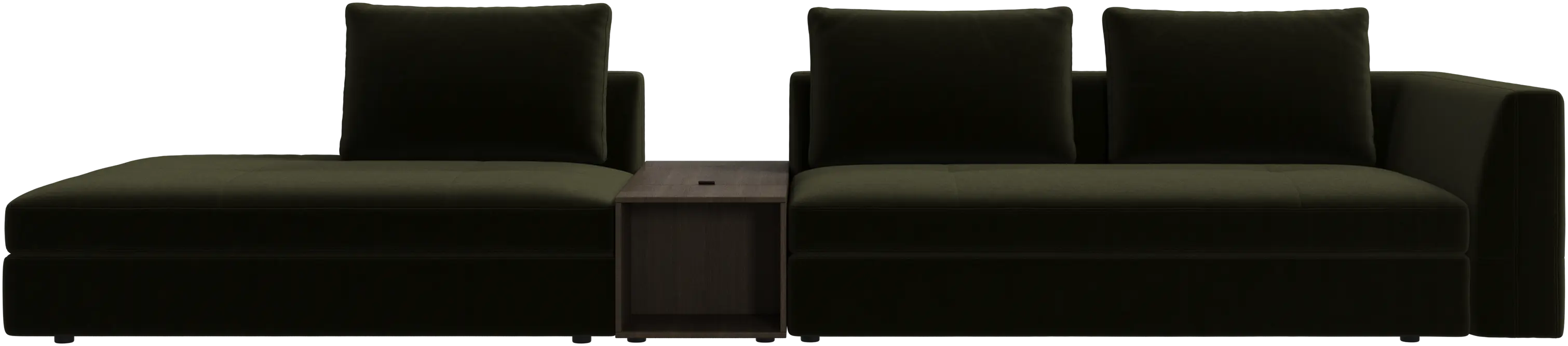 Bergamo 3-Sitzer-Loungesofa mit Stauraum