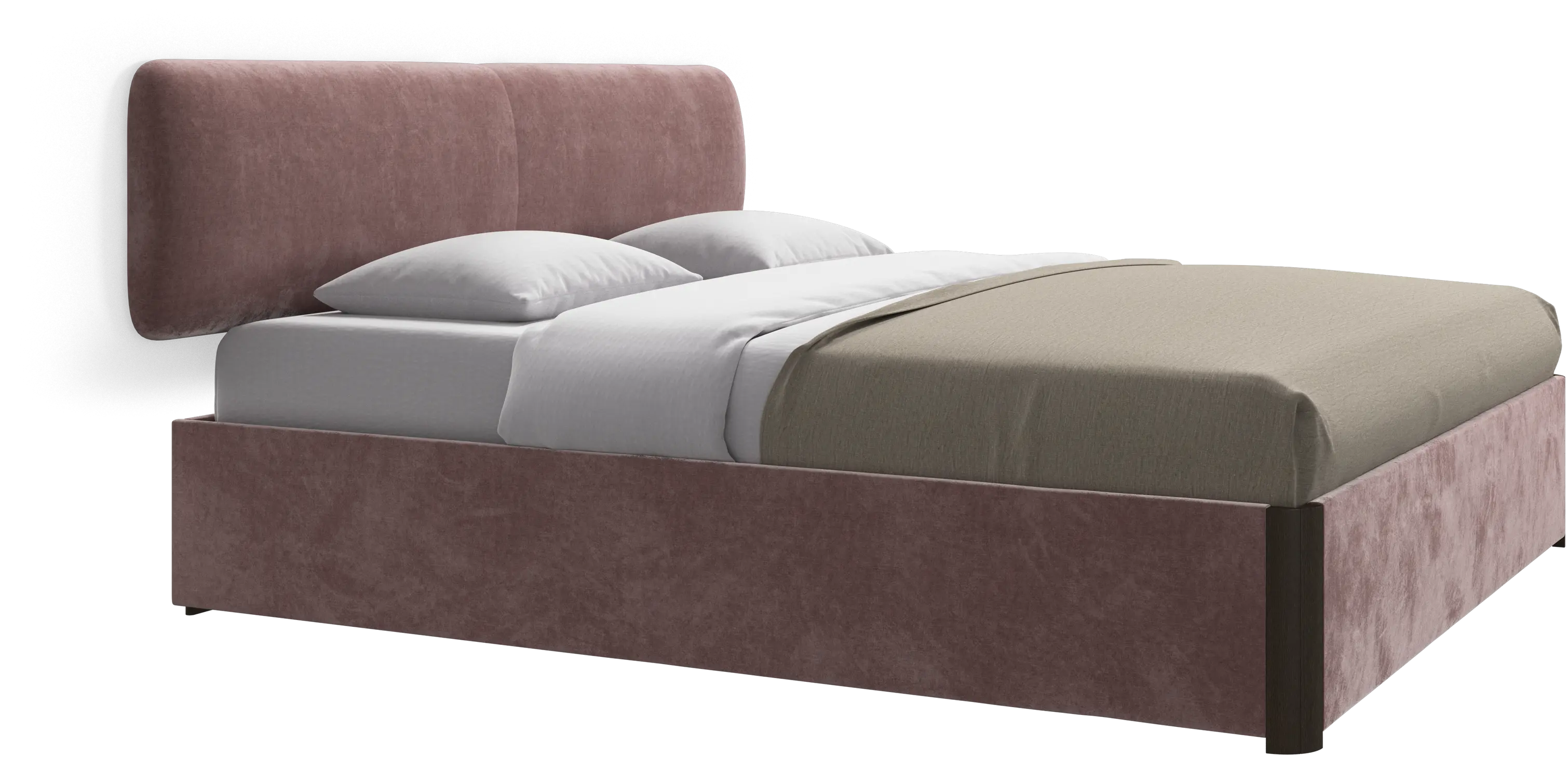 Element cama, cabecero montado en la pared, sin láminas, excl. colchón