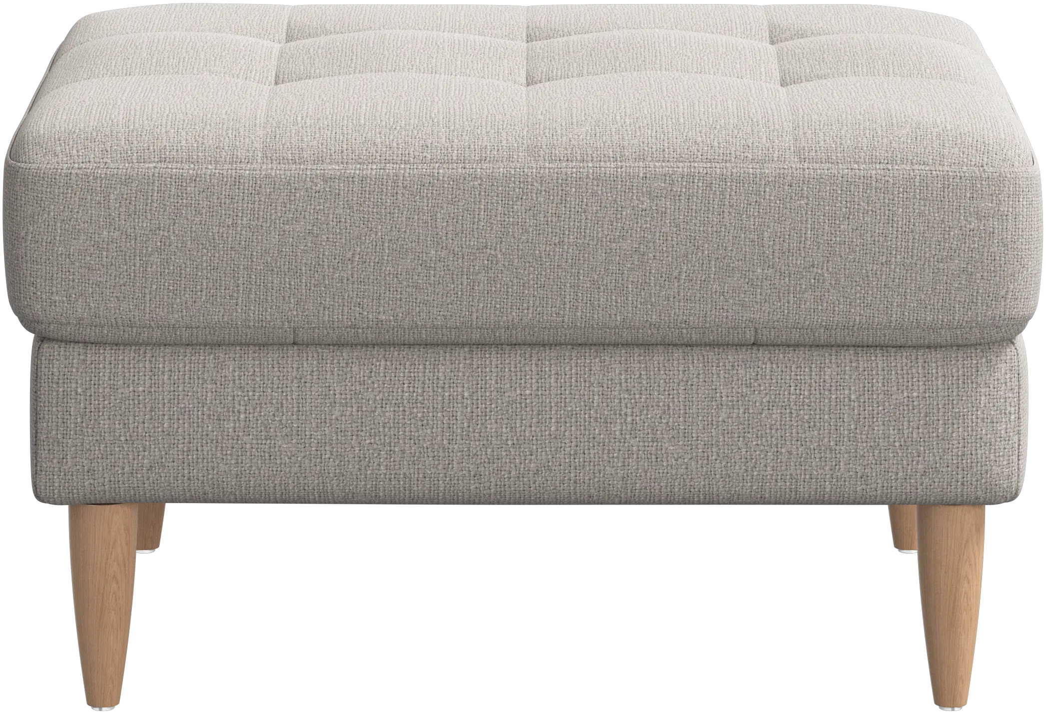 Osaka footstool, tufted seat
