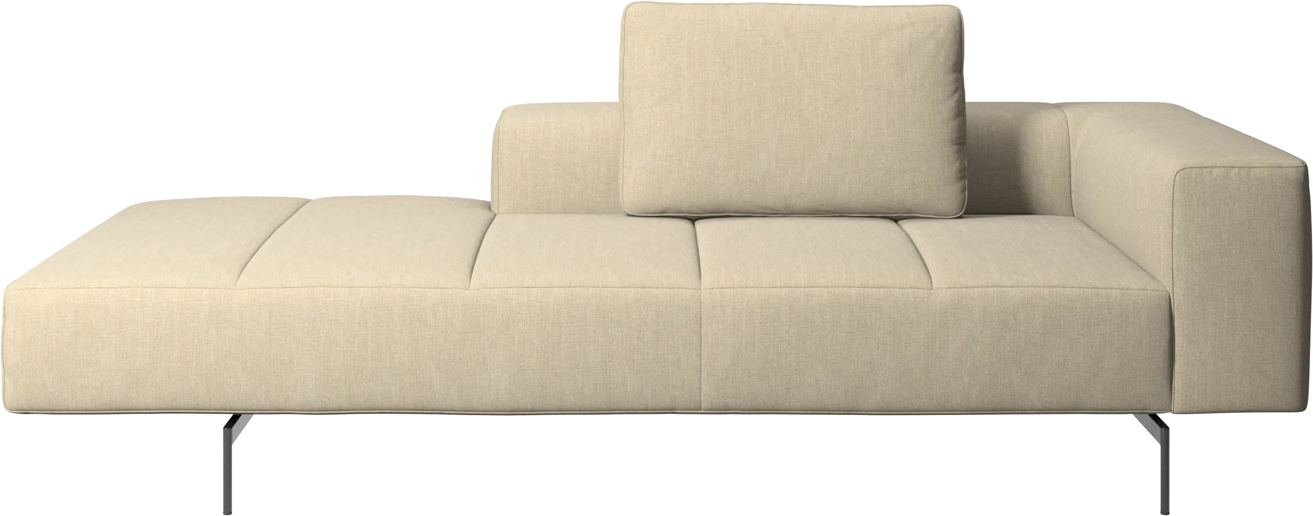Amsterdam Iounging module for sofa, armrest right, open end left