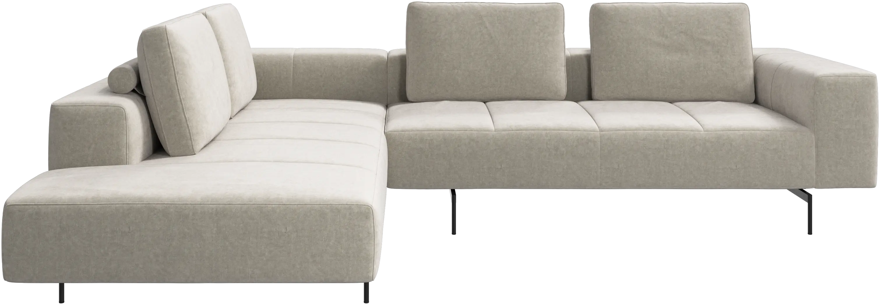 Amsterdam corner sofa with lounging unit