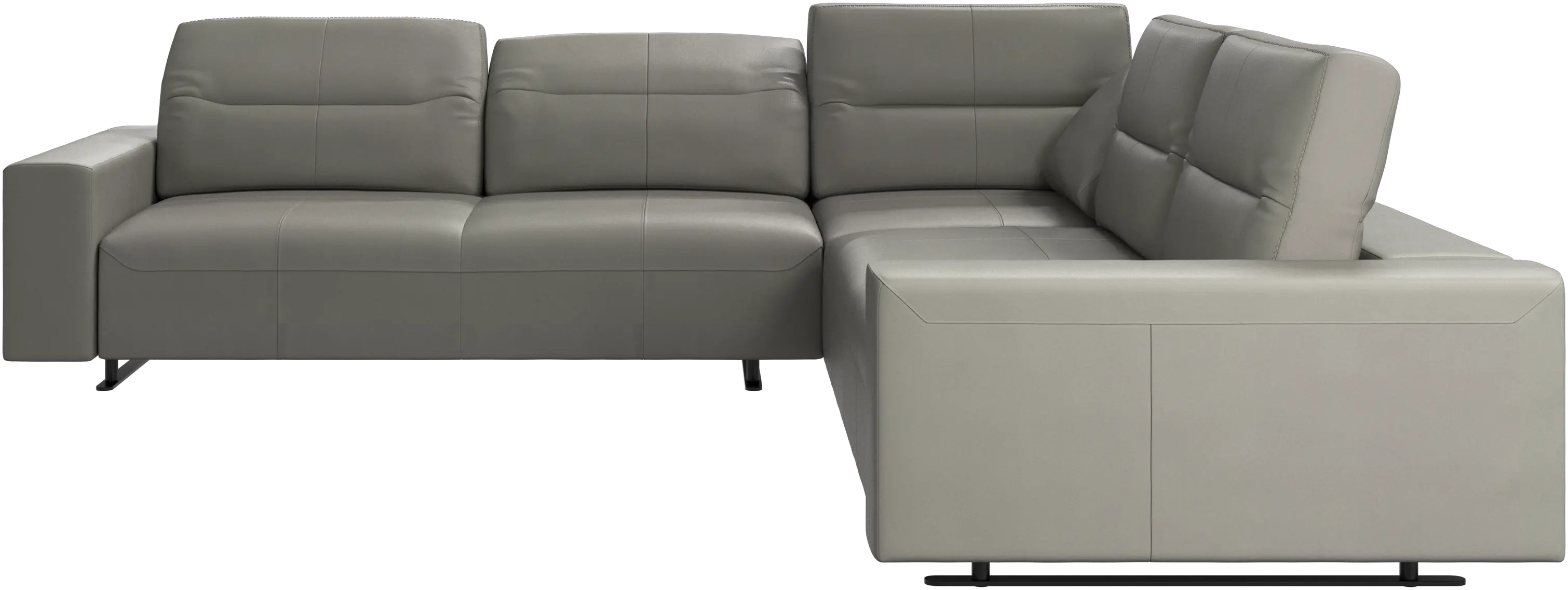 Hampton corner sofa with adjustable back