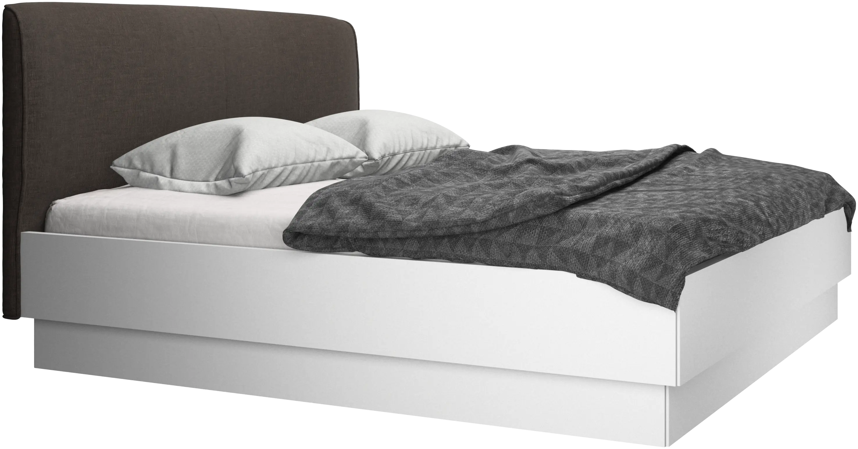 Houston, upholstered bed with storage