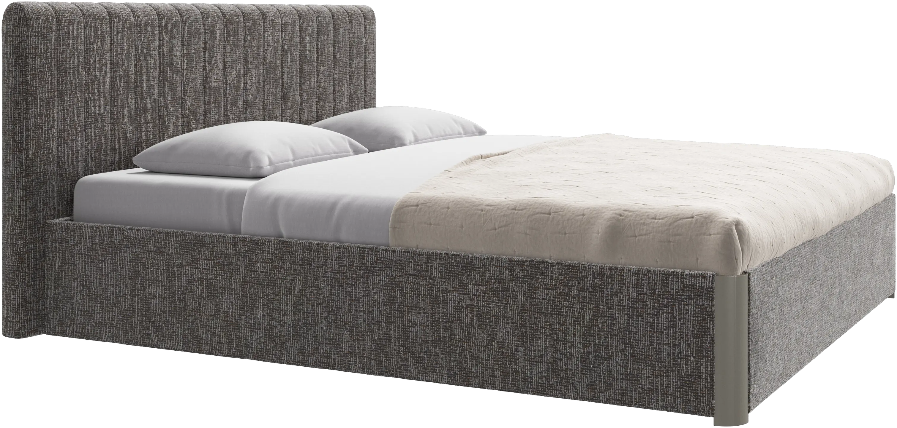 Element sänky, vuoteeseen kiinnitettävä pääty, säleillä, ilman patjaa