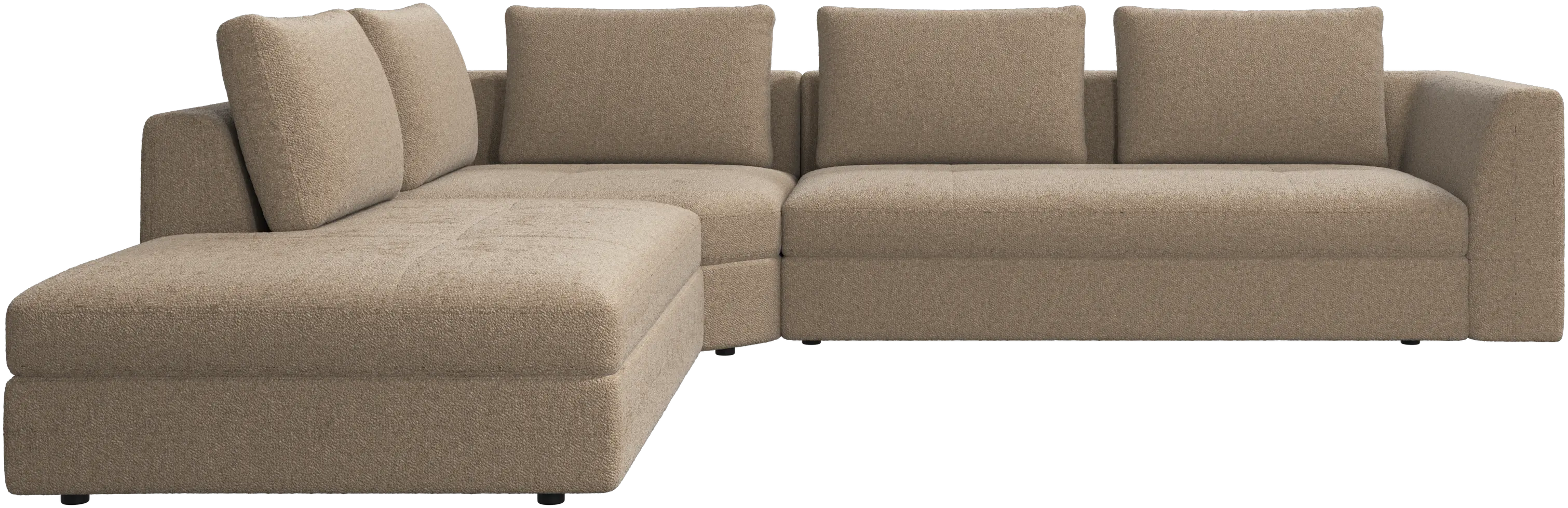 Bergamo corner sofa with lounging unit