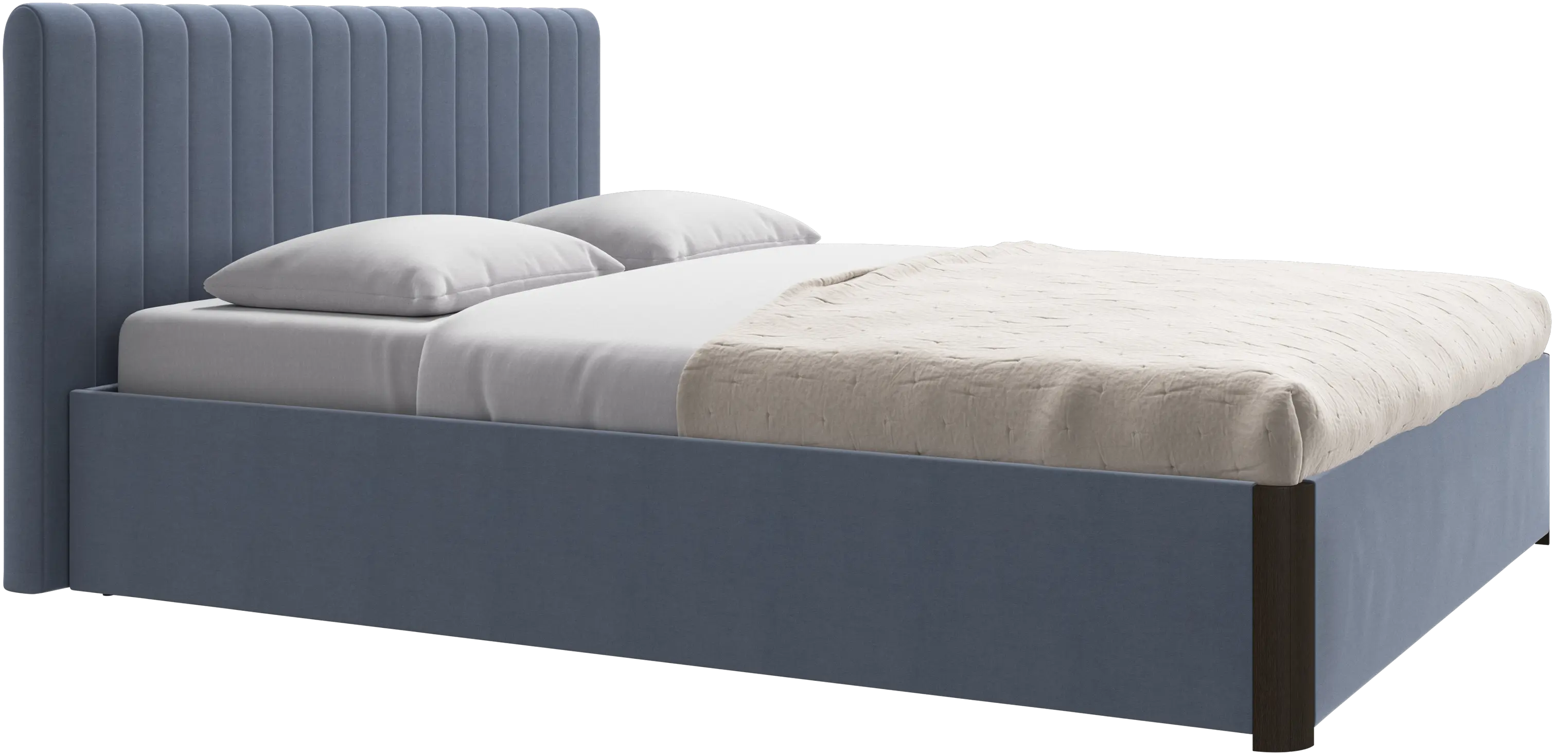 Element bed, bed-mounted headboard, without slats, excl. mattress