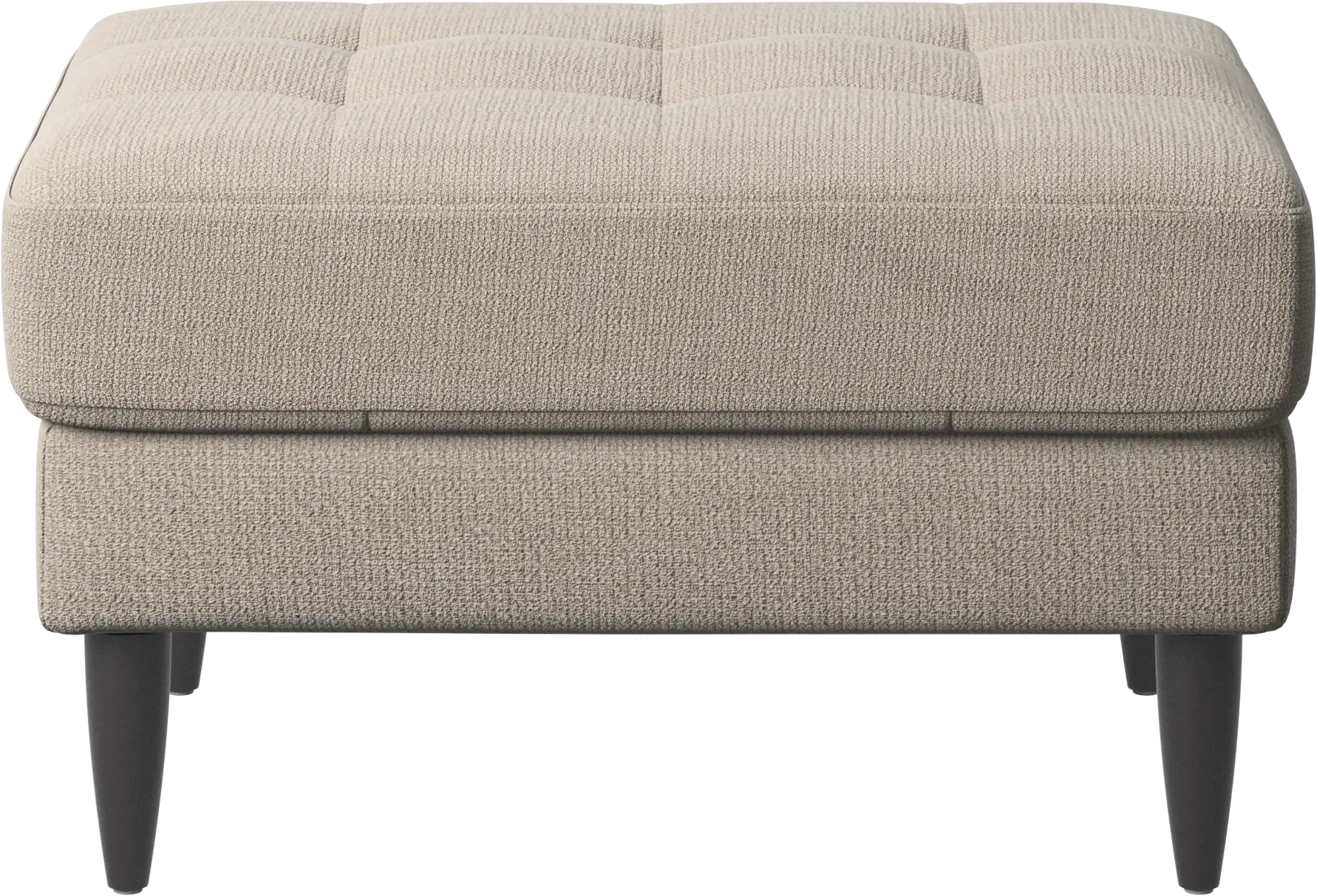 Osaka footstool, tufted seat