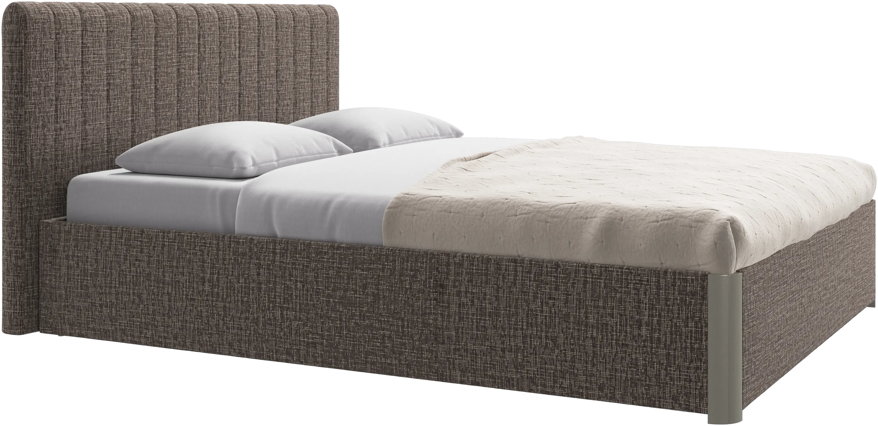 Element bed, bed-mounted headboard, with slats, excl. mattress