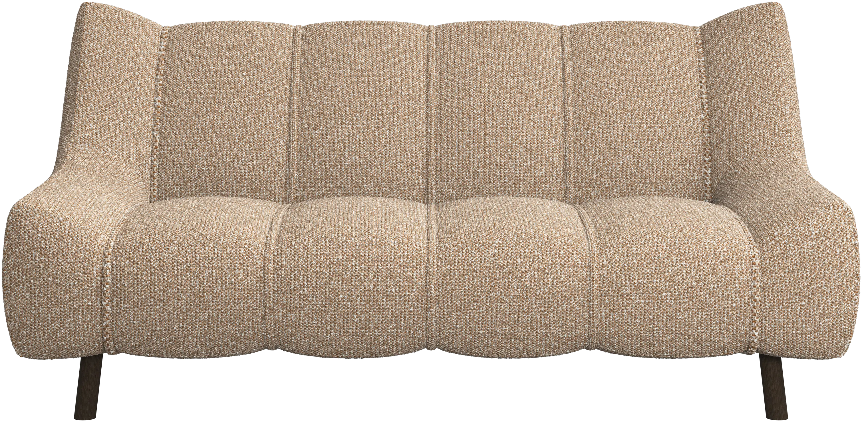 Canapé 2 places Nawabari, jambe en bois