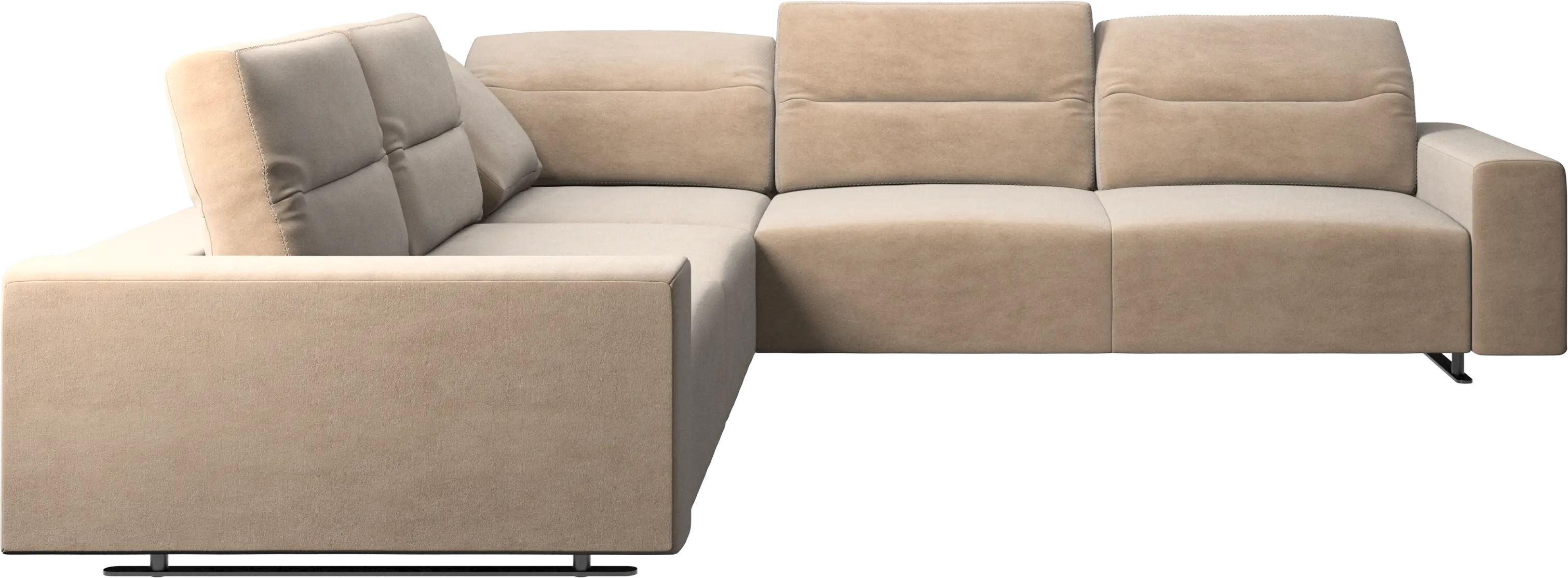 Hampton corner sofa with adjustable back
