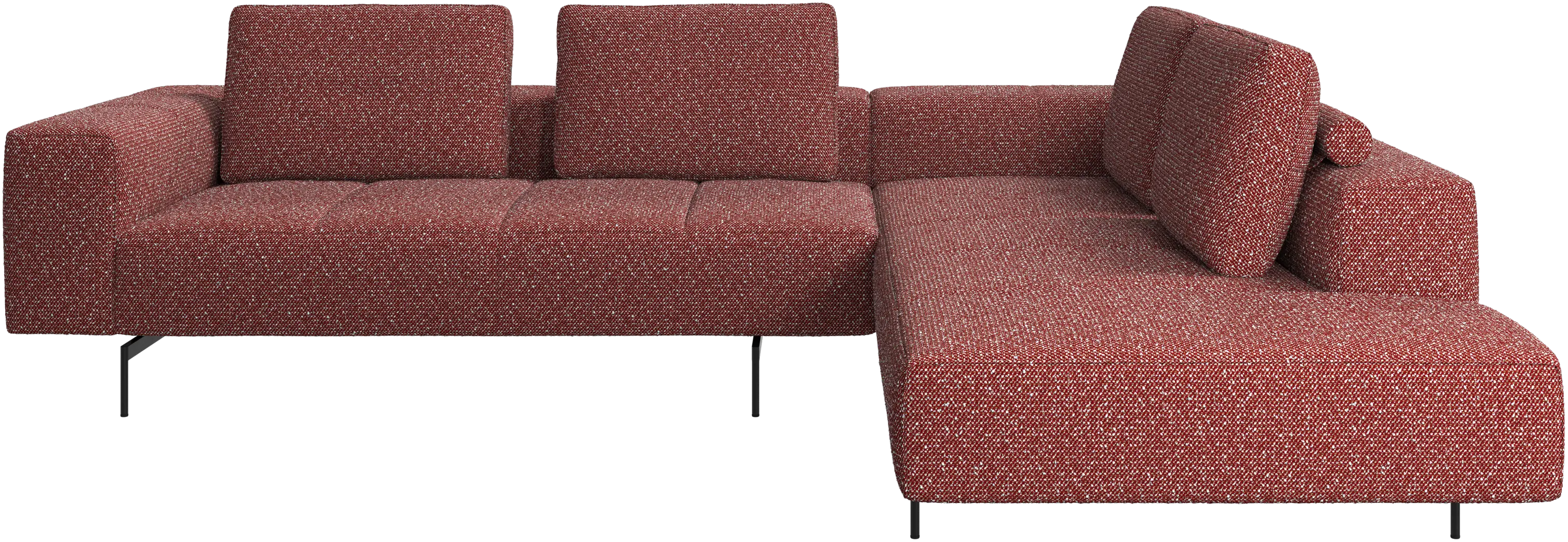 Amsterdam corner sofa with lounging unit