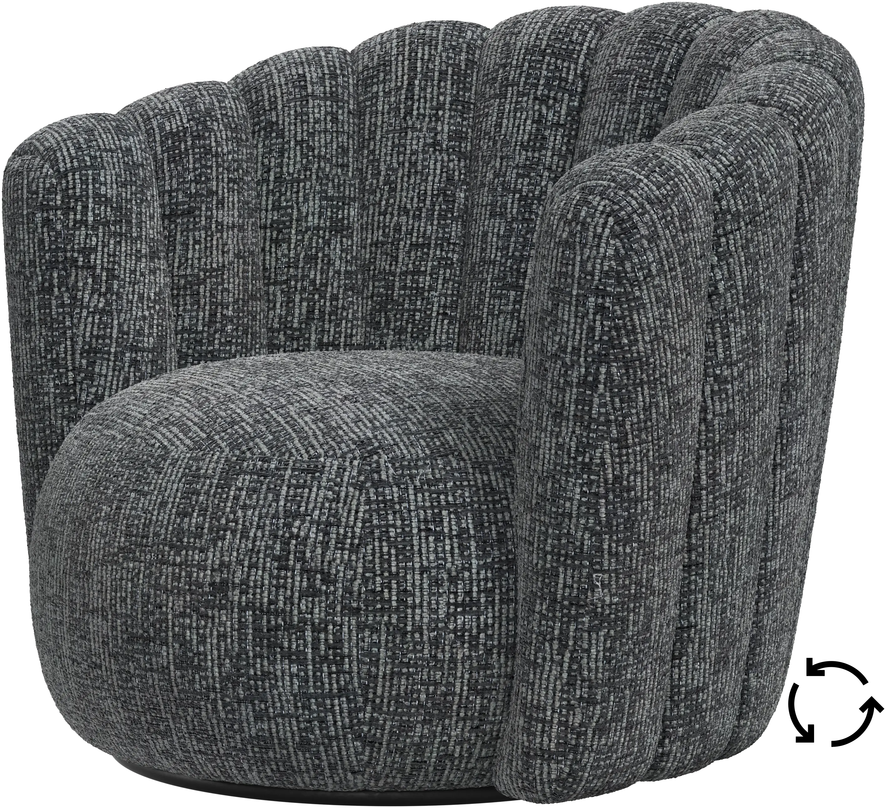 Sweet Art armchair with swivel function