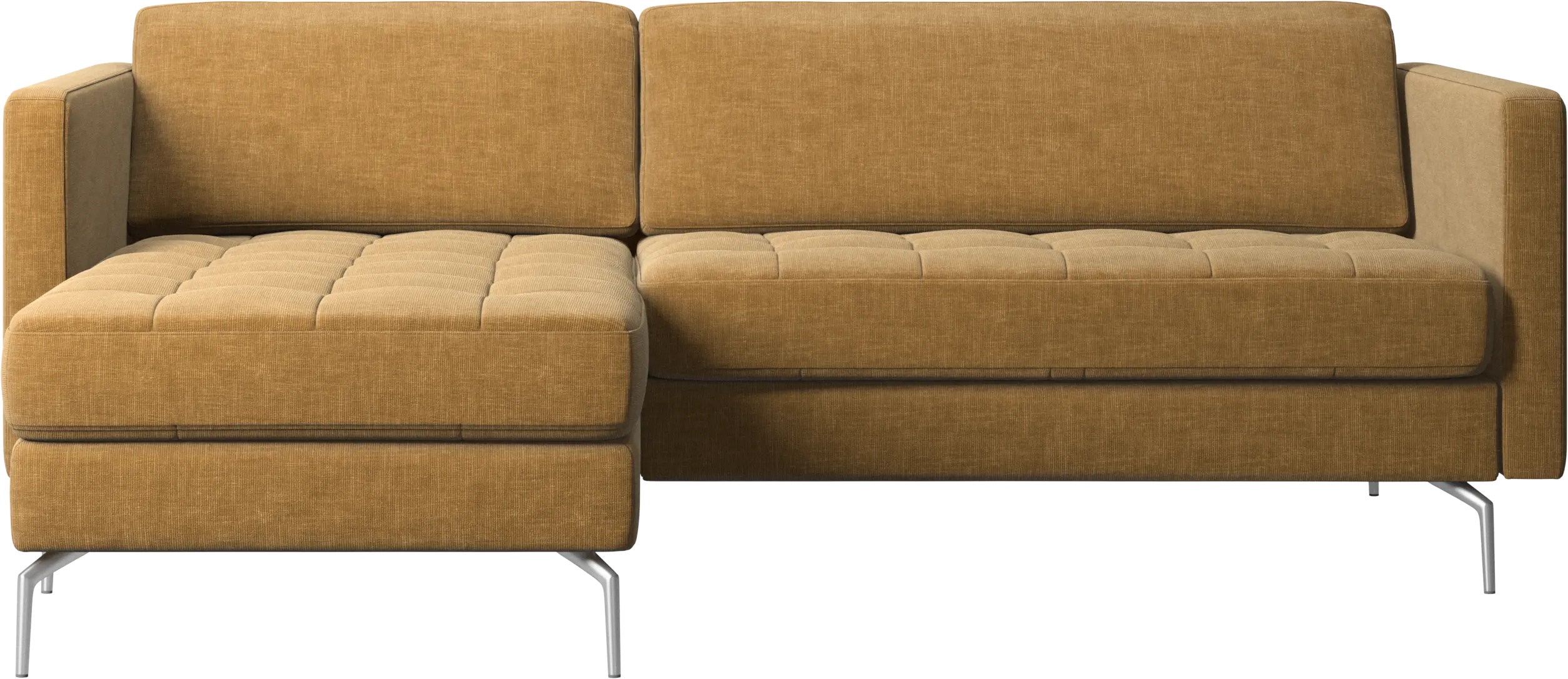 Osaka sofa with resting unit, tufted seat