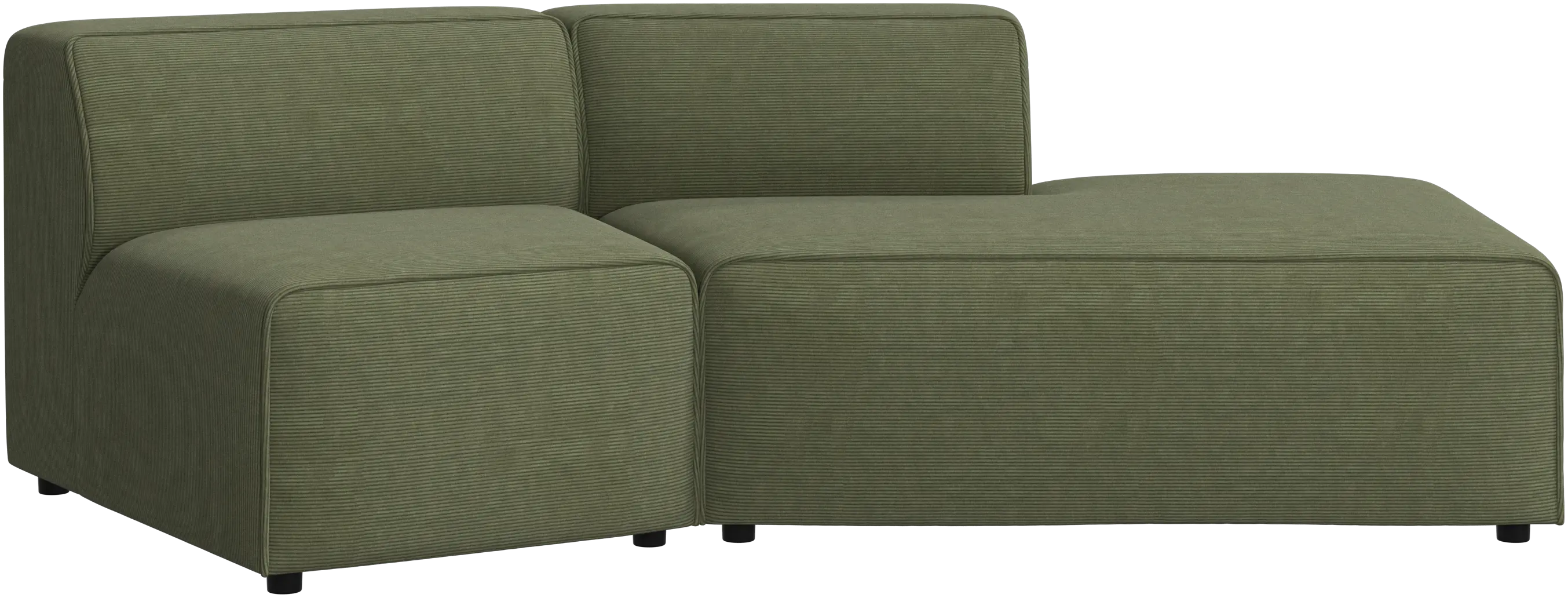 Carmo open end sofa, angled, right
